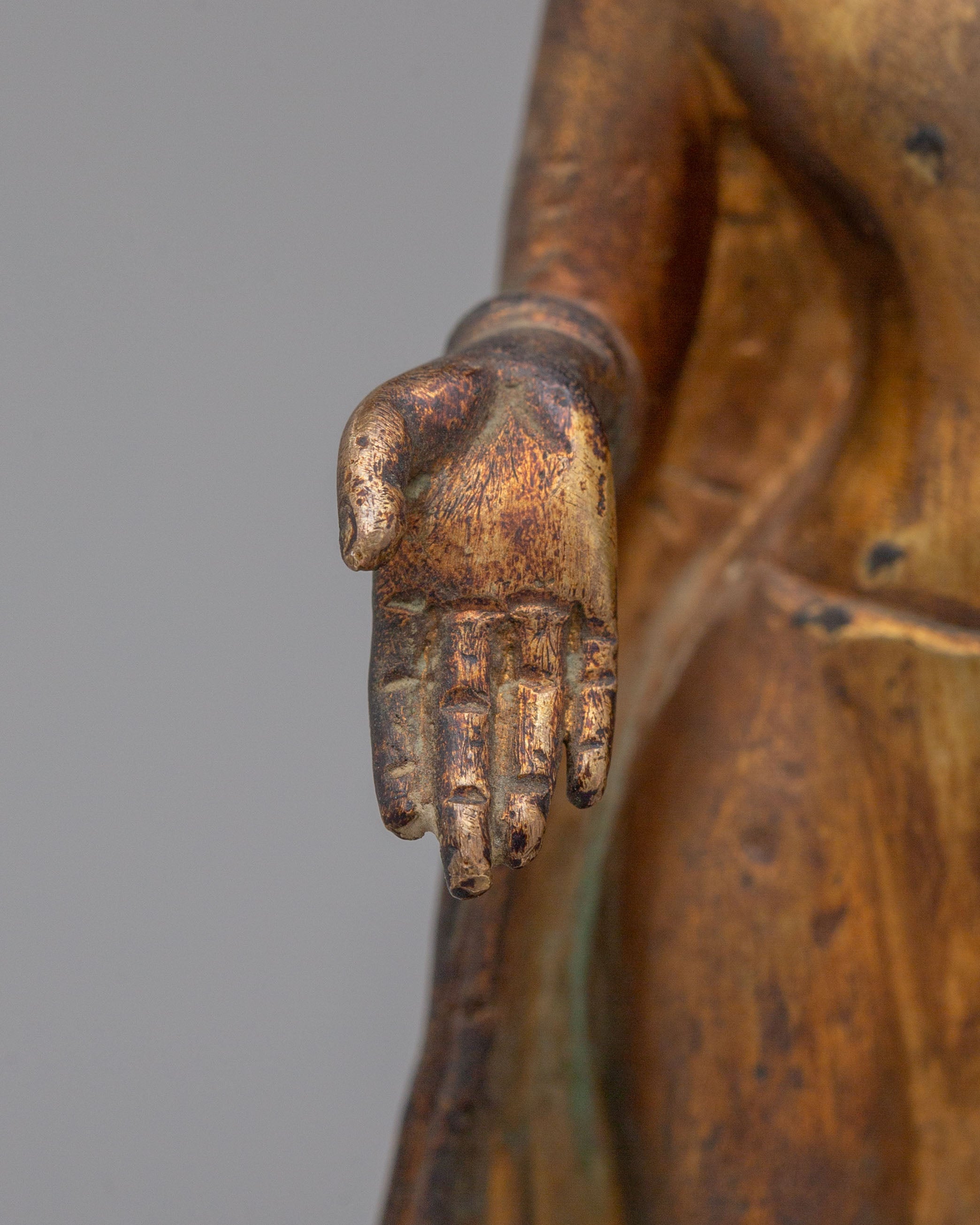 Traditional Dipankara Buddha Sculpture | Handcrafted Art for Spiritual Home Decor