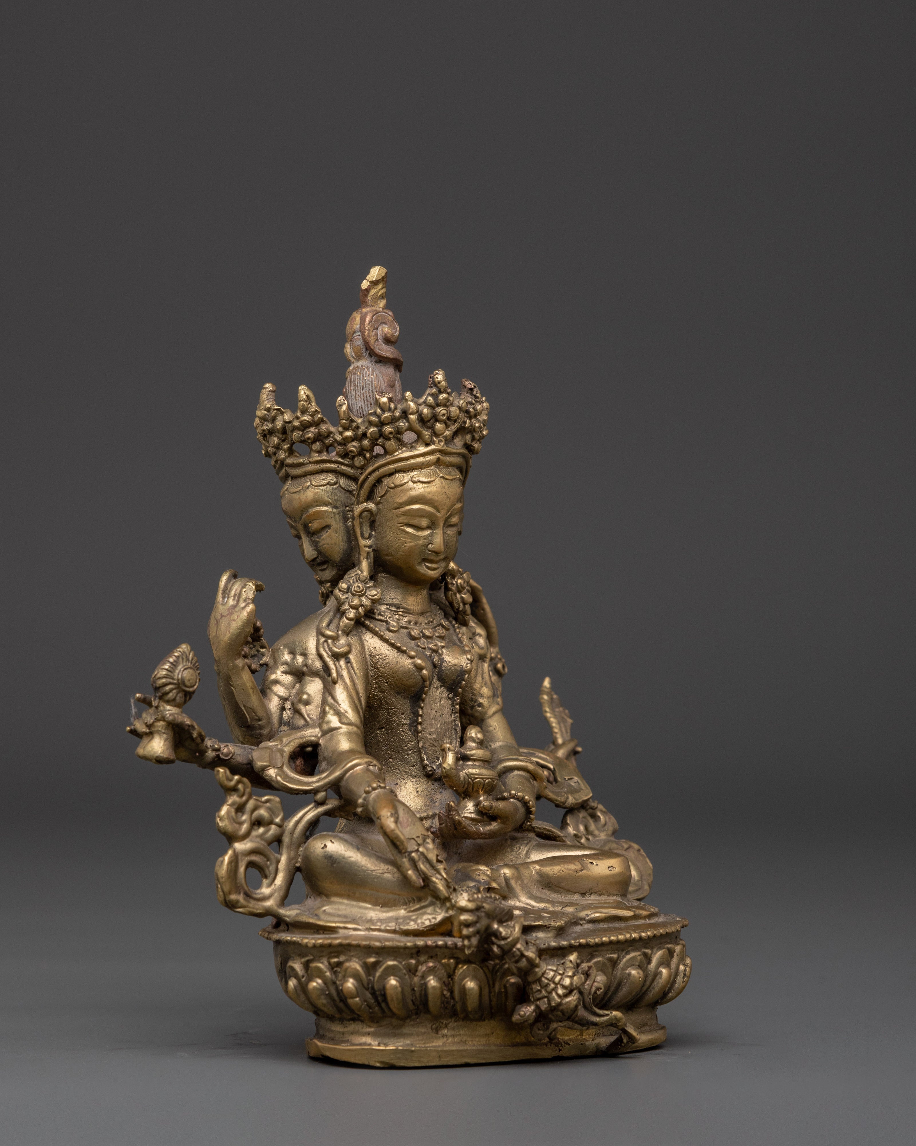 Prosperity Vasudhara Goddess Statue | Buddhist Goddess of Wealth and Abundance