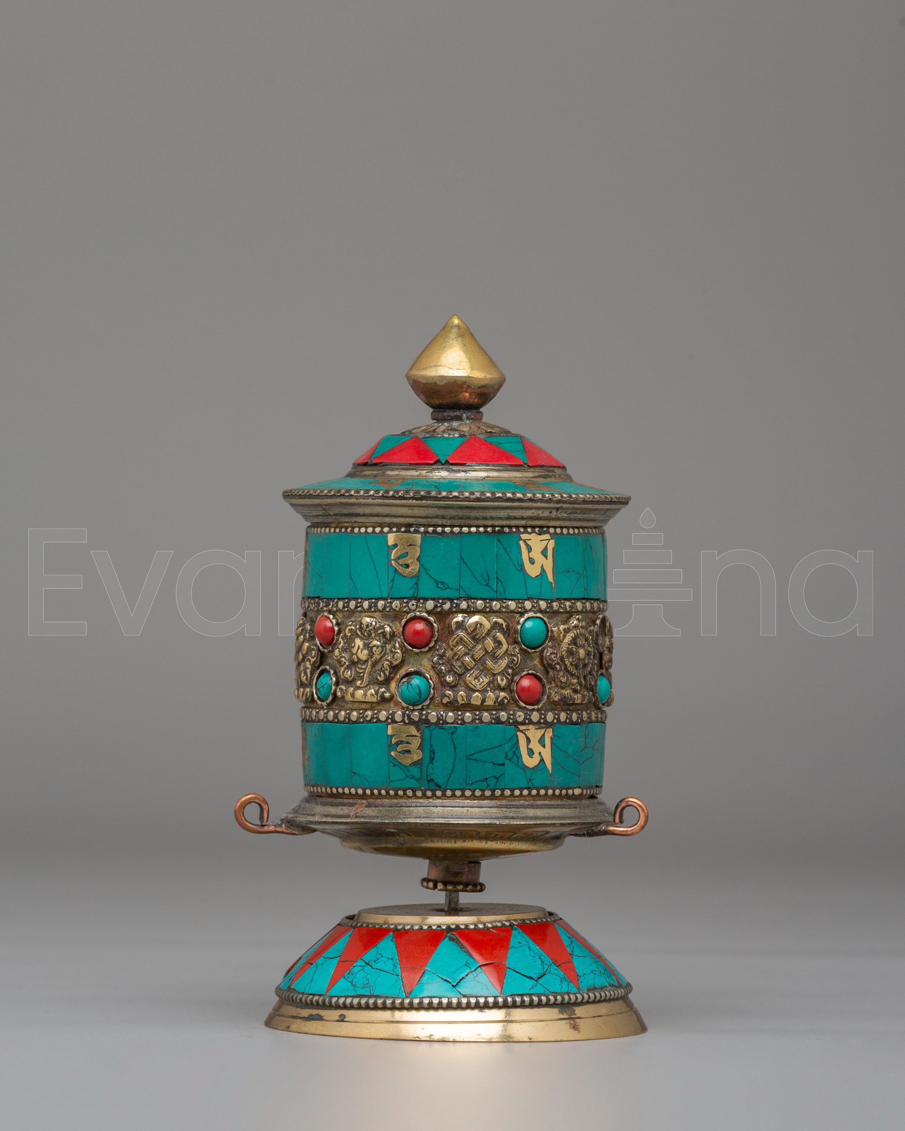 Mantra-Chanting Prayer Wheel