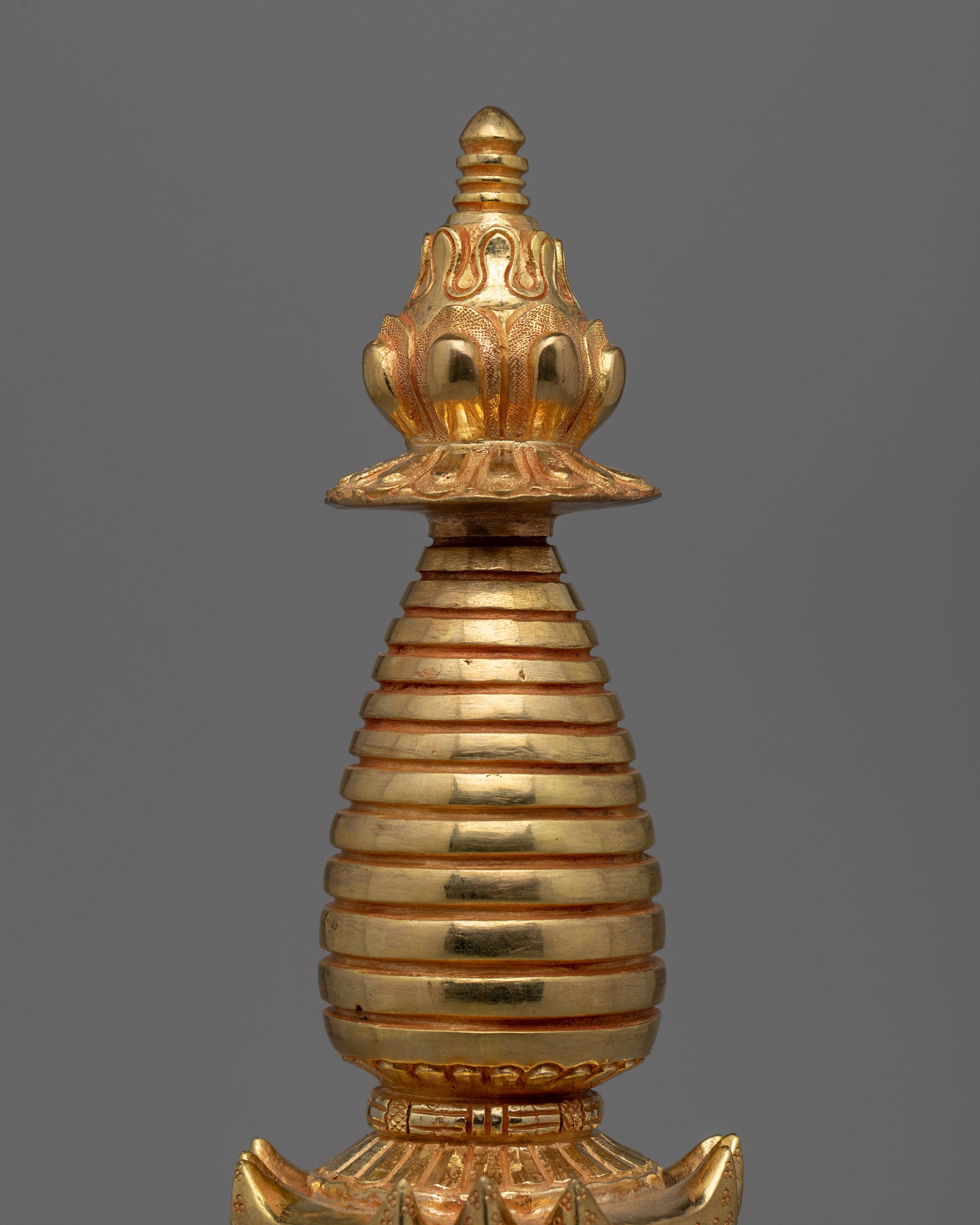 Traditional Kadampa Stupa | Tibetan Buddhist Altar Figurine