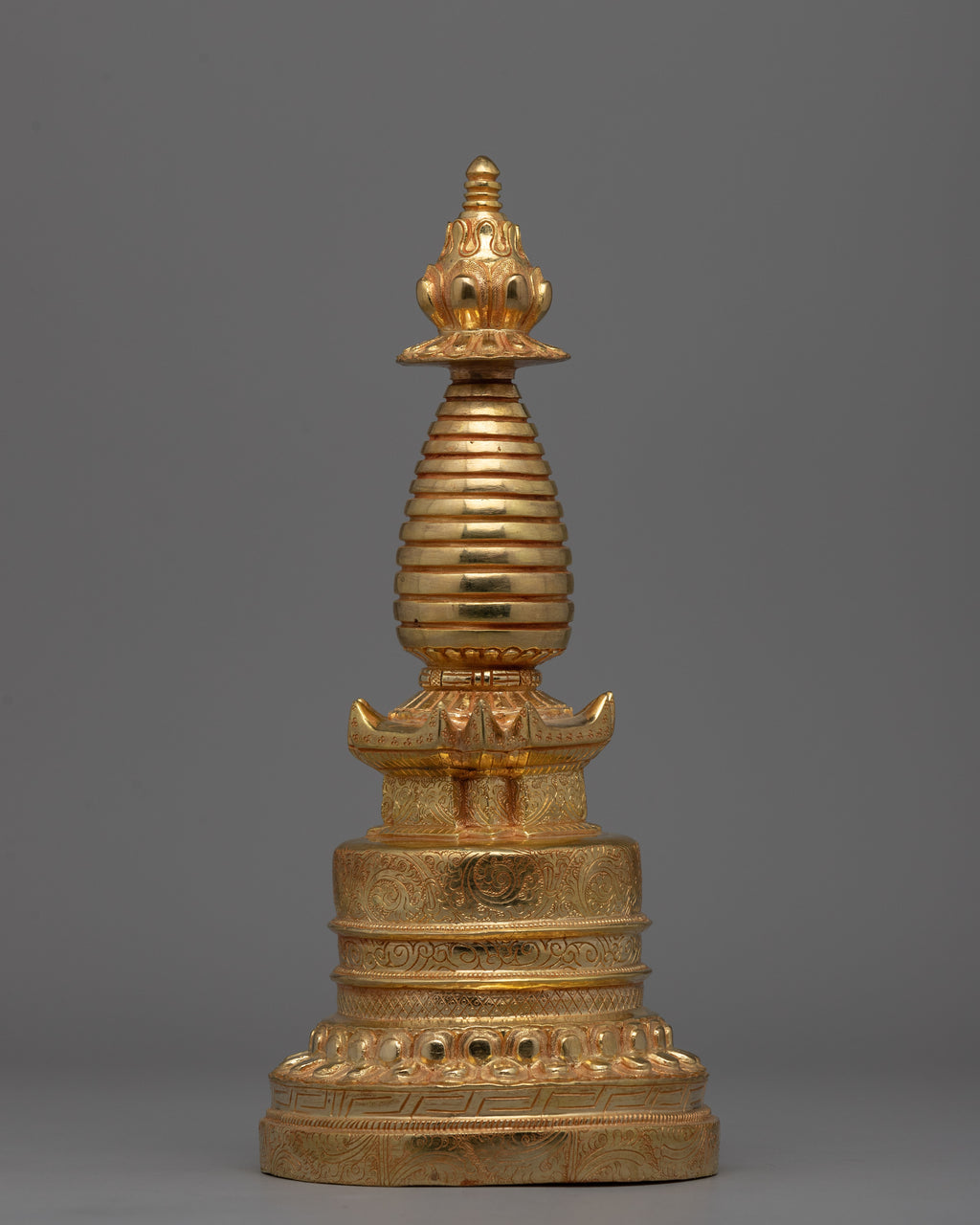 Traditional Kadampa Stupa Tibetan Buddhist Altar Figurine traditional-kadampa-stupa-tibetan-buddhist-altar-figurine