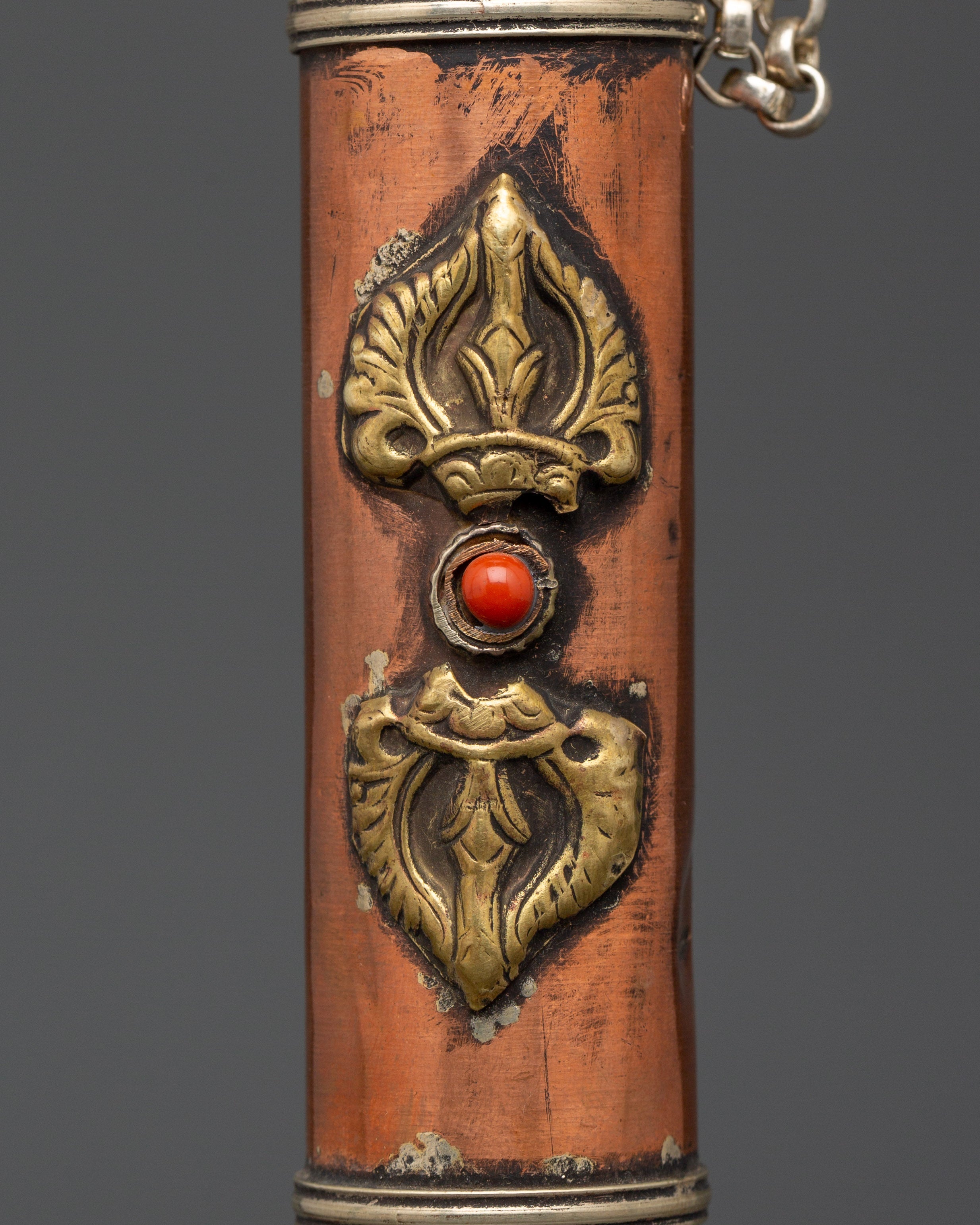 Tibetan Incense Holder with Brass | Spiritual Home Decor