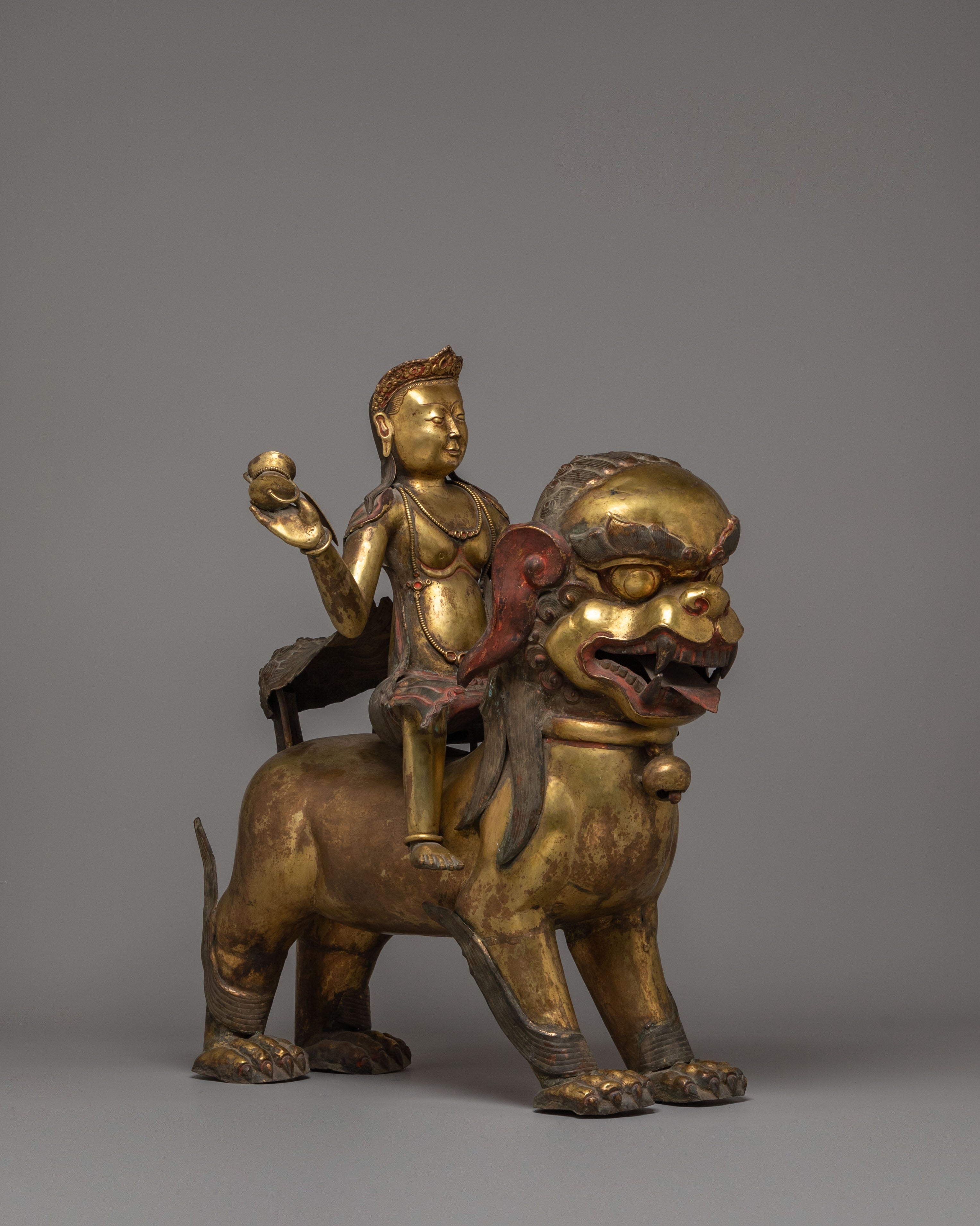 Handmade Lion Set Statue | Pair of Lion