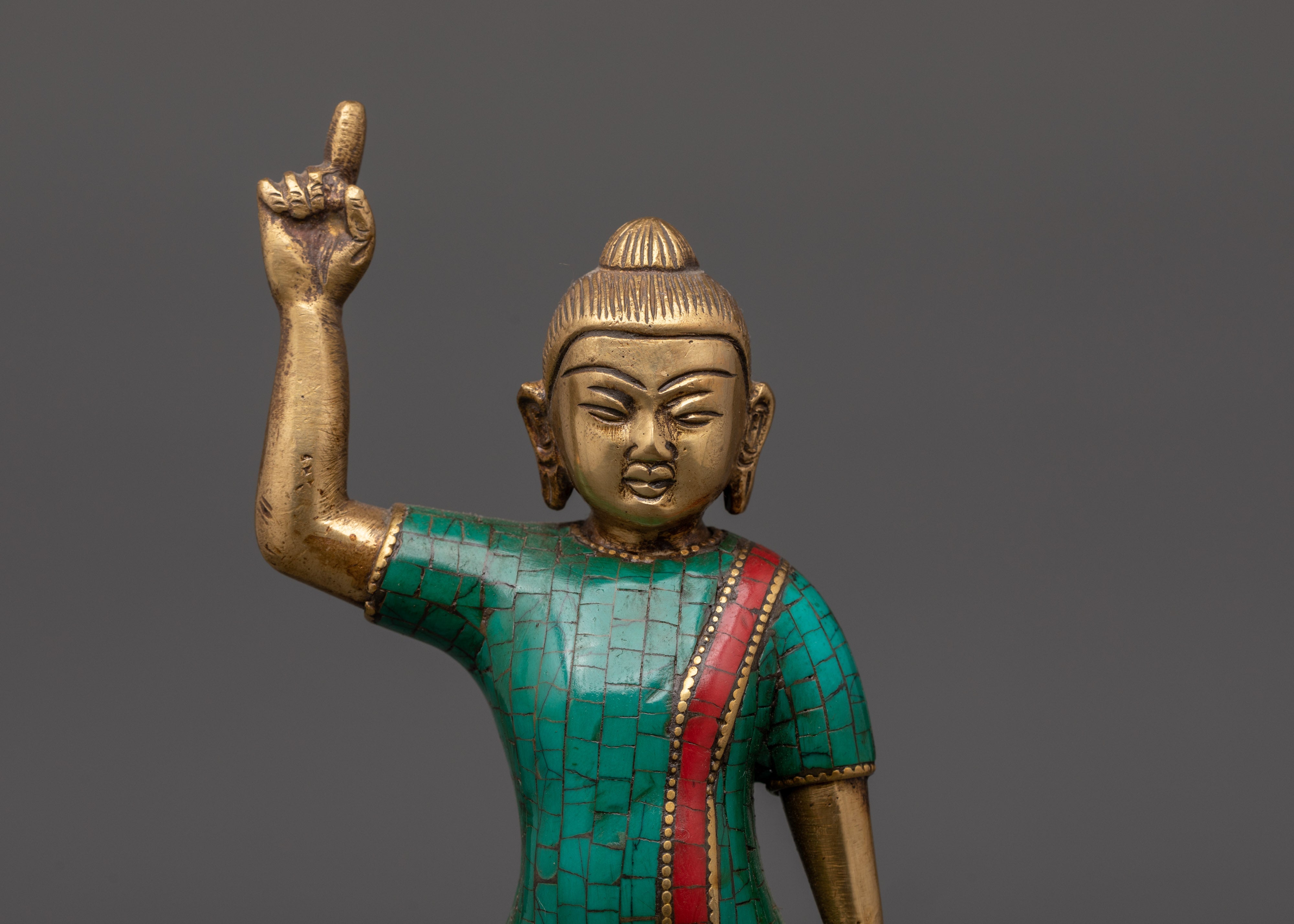 Siddhartha Gautama Brass Statue | Spiritual Decor
