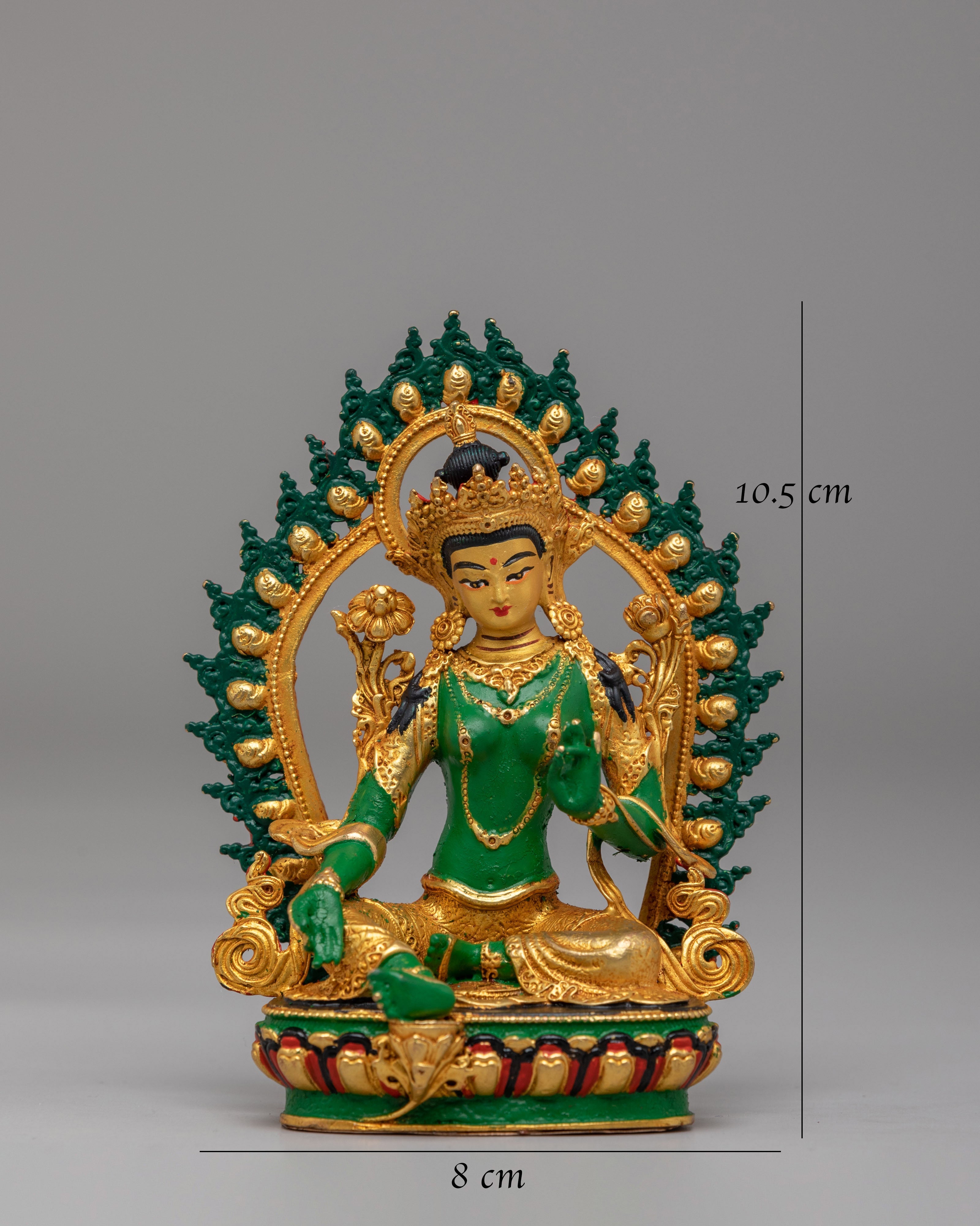 Green Tara Healing Goddess Statue | Symbol of Compassion