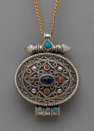 Handcrafted Ghau Prayer Box Pendant