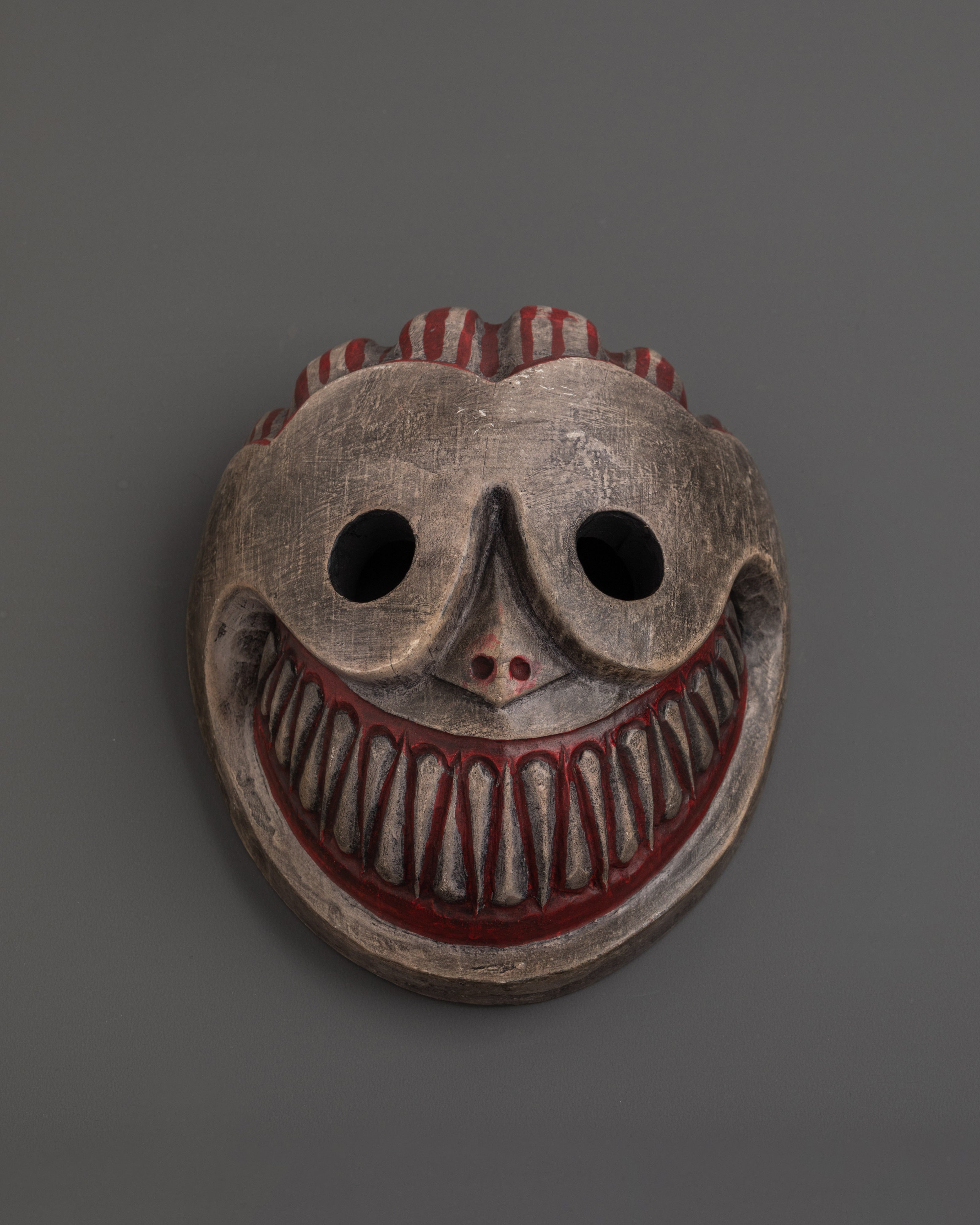 Ethnic Style Wall Hanging Mask | Handcrafted Wooden Mask Decor
