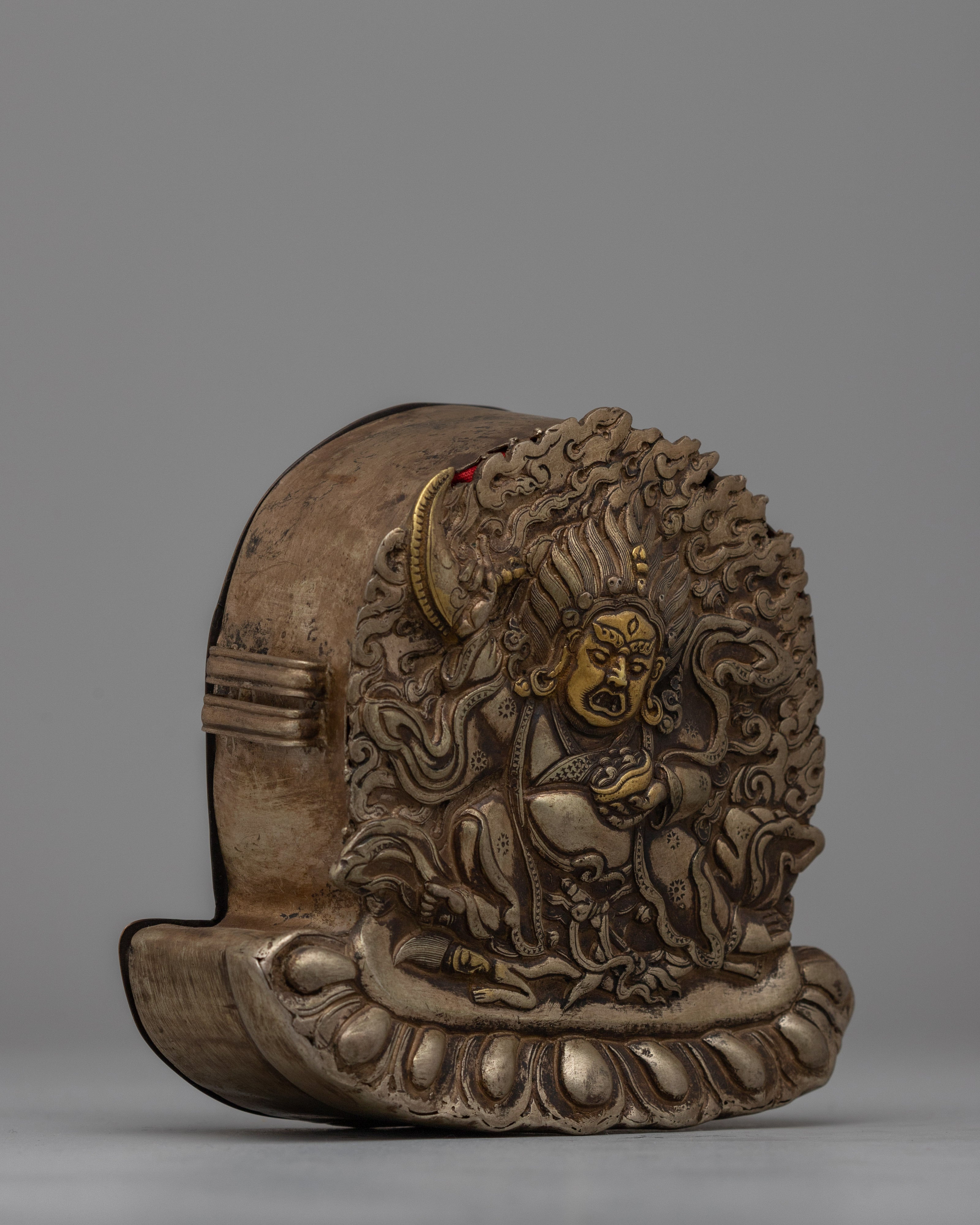 Tibetan Mahakala Ghau Box |  A Divine Container for Ritual Offerings