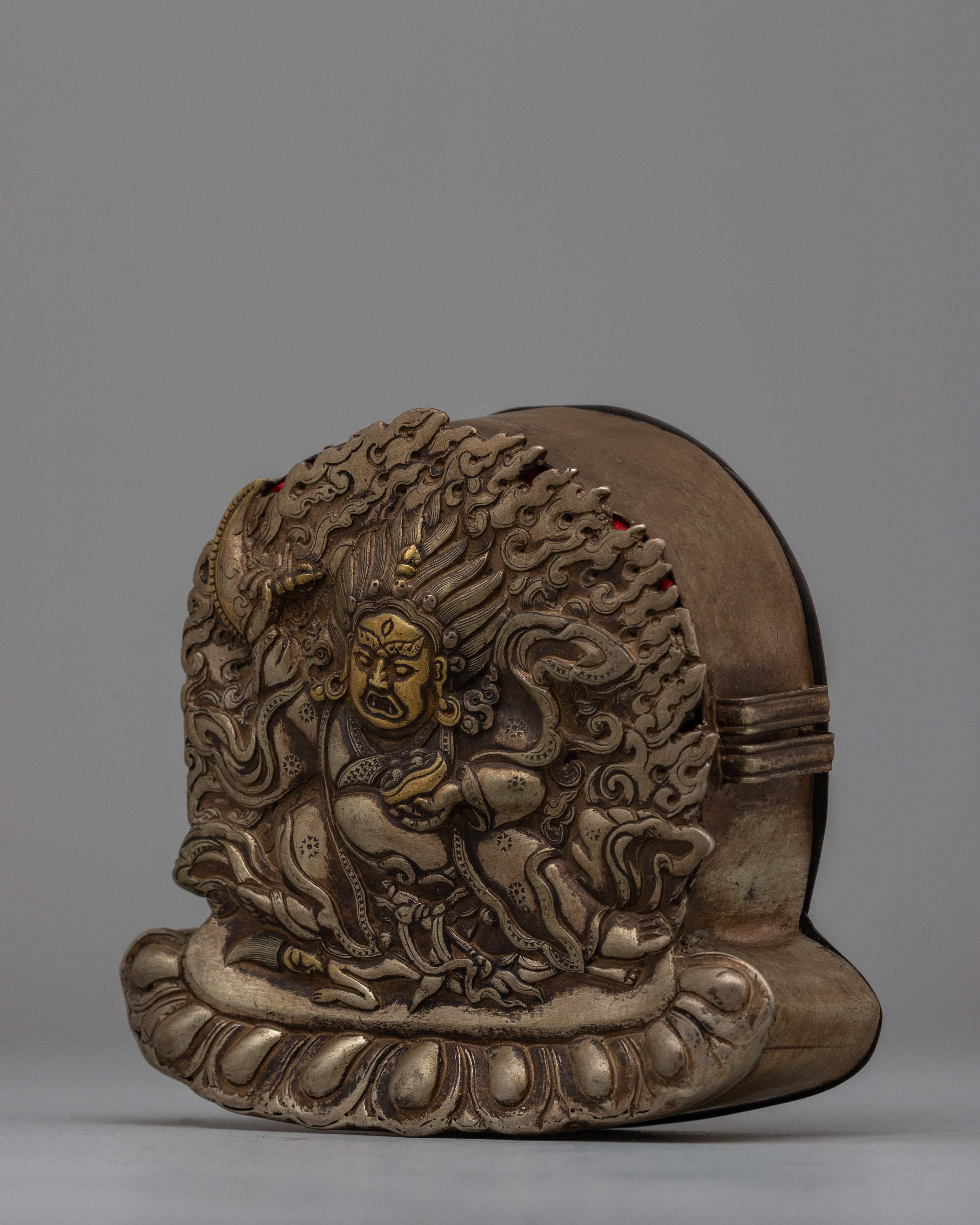 Tibetan Mahakala Ghau Box |  A Divine Container for Ritual Offerings