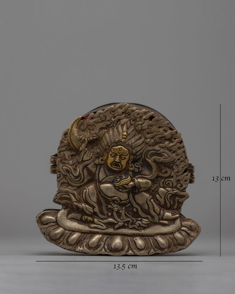 Tibetan Mahakala Ghau Box |  A Divine Container for Ritual Offerings