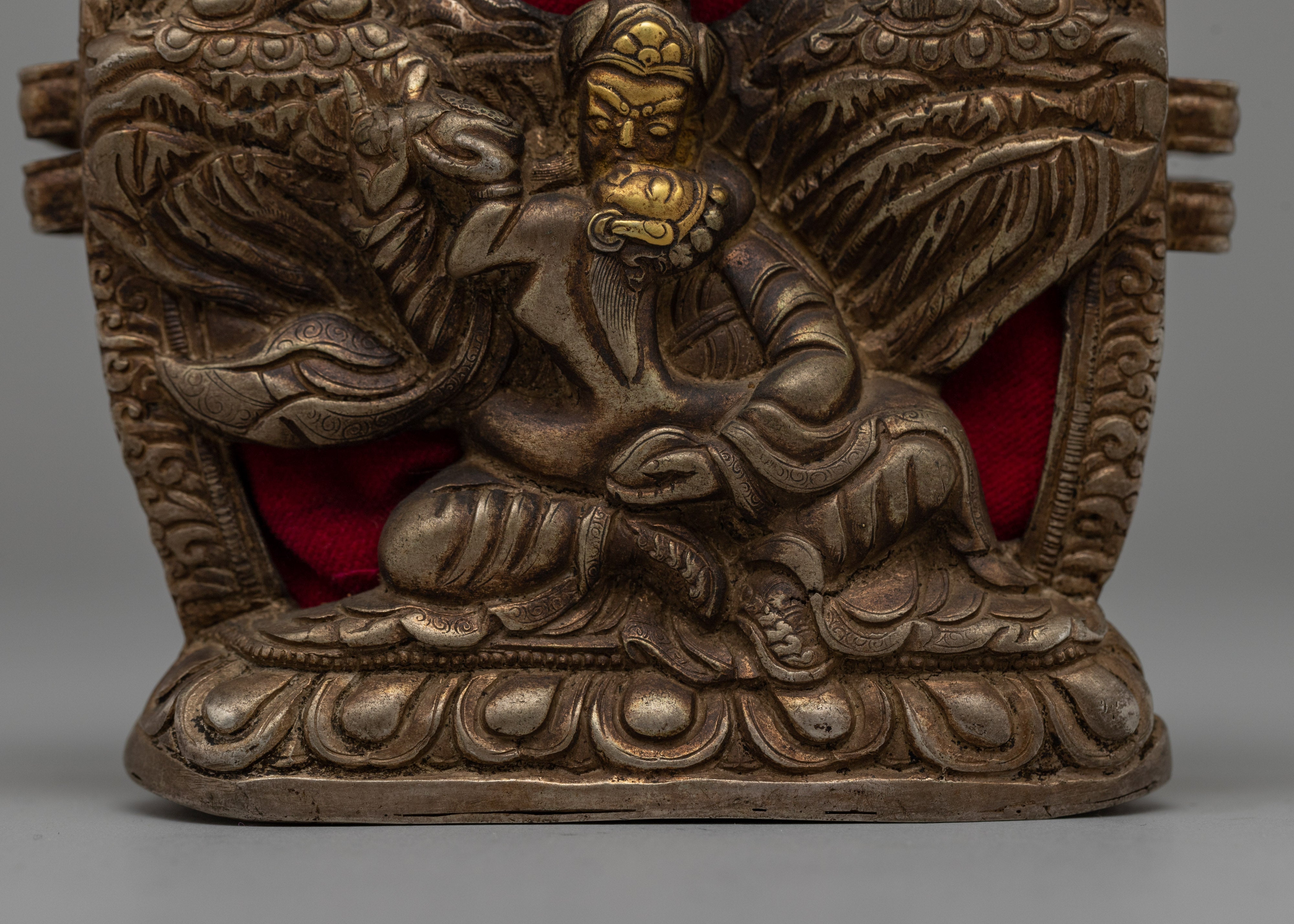 Exquisite Tibetan Ghau Box | Elegant Container for Ritual Offerings
