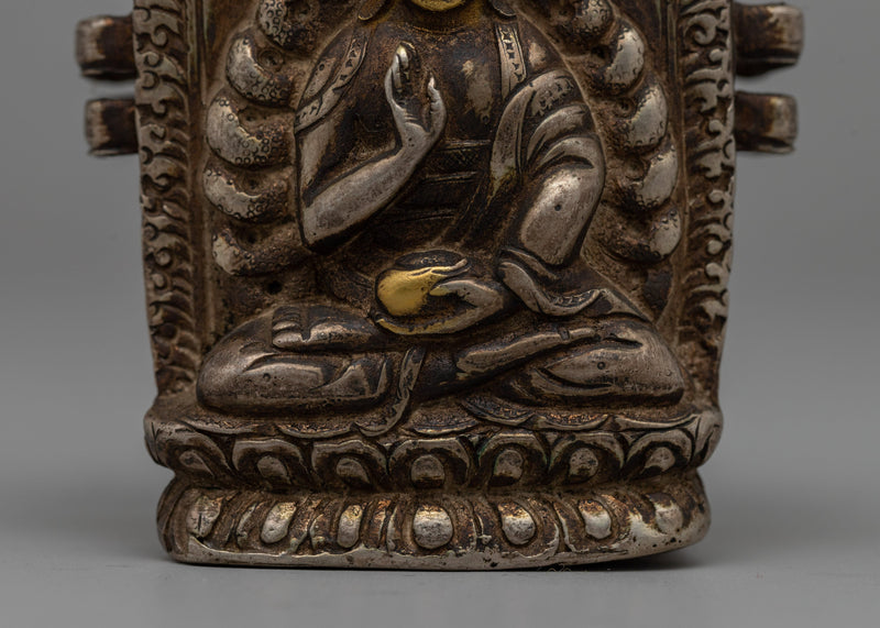 Nagarjuna Buddha Ghau Prayer Box | Tibetan Prayer Amulet