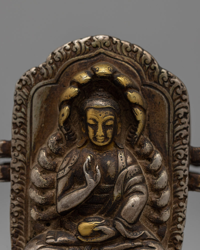 Nagarjuna Buddha Ghau Prayer Box | Tibetan Prayer Amulet