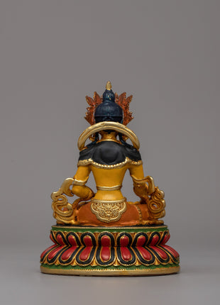 Gold-Plated Kshitigarbha Statue | Buddhist Bodhisattva of the Earth