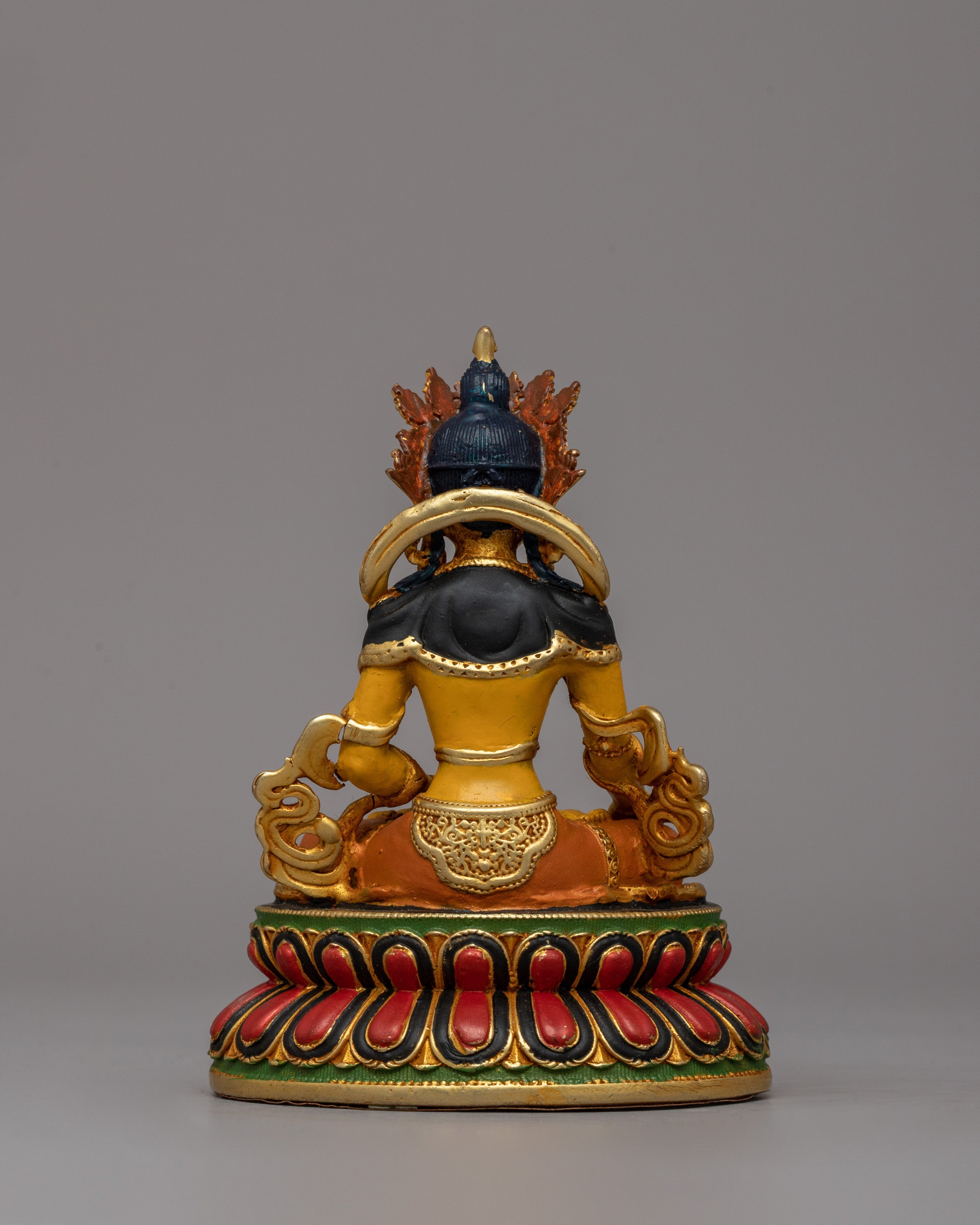 Gold-Plated Kshitigarbha Statue | Buddhist Bodhisattva of the Earth