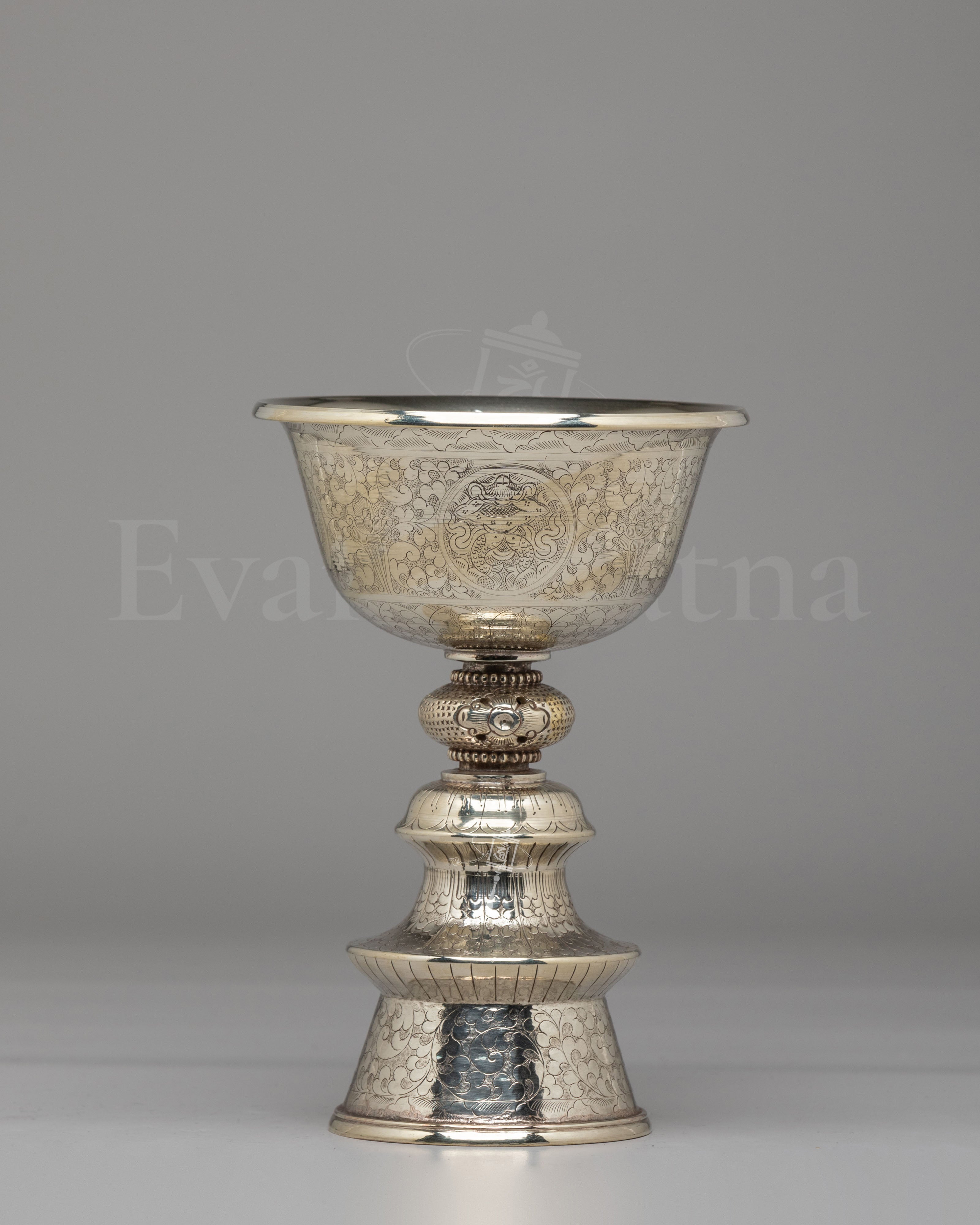 Ceremonial Butter Lamp Set | Offering Lamps for Puja & Meditation
