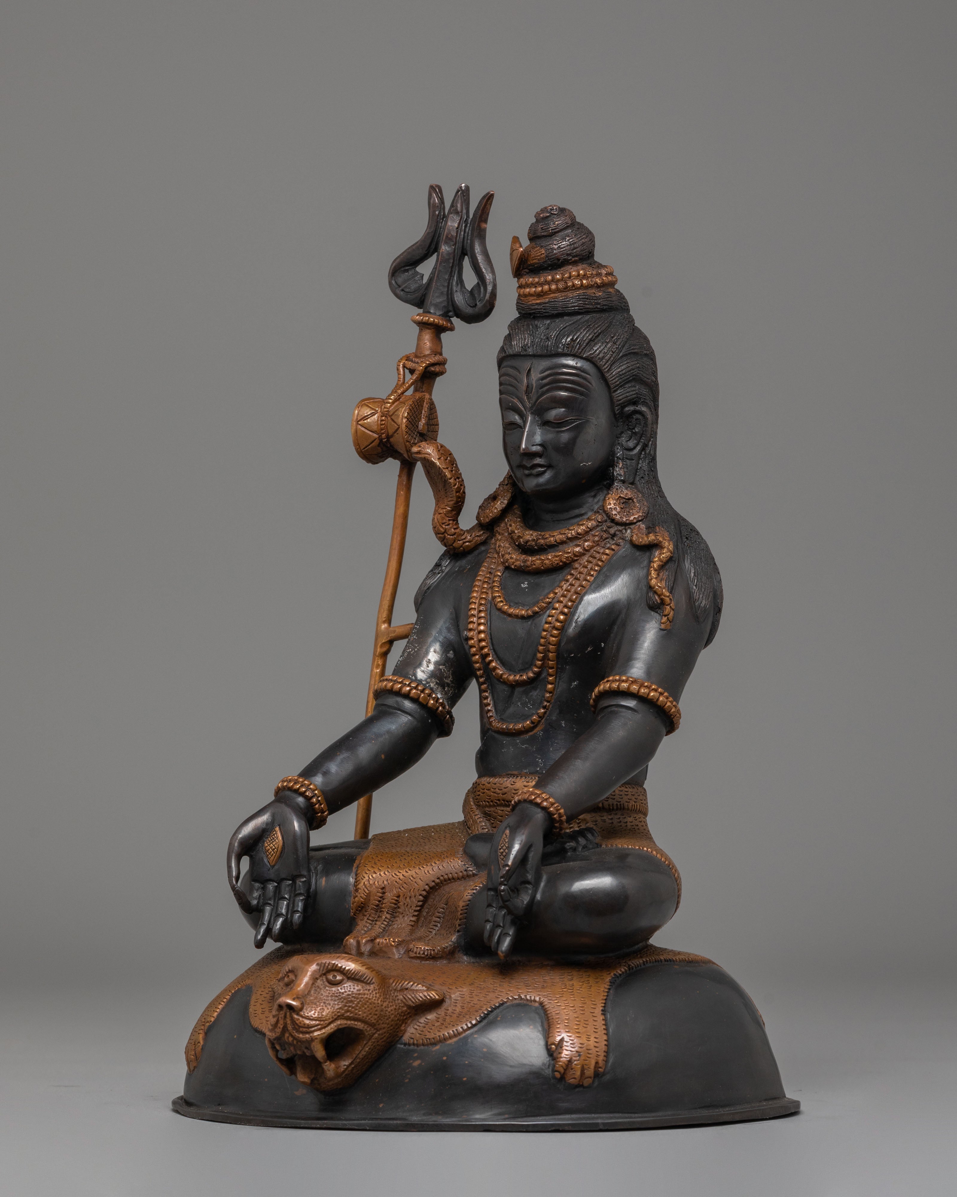 Spiritual Shiva Sculpture | Hindu God Idol For Meditation & Decor