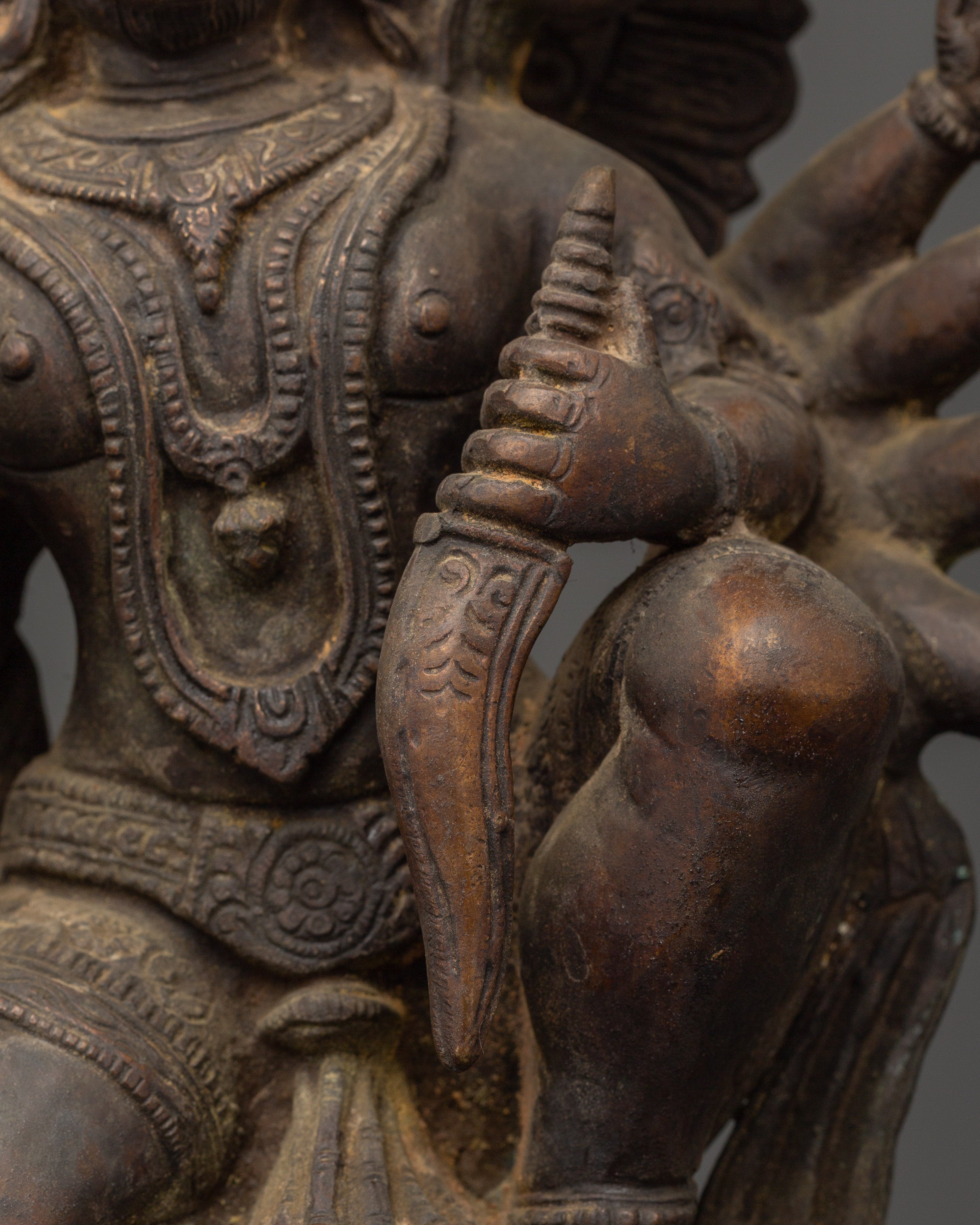 Brass Hanuman Statue |  Hindu Monkey God