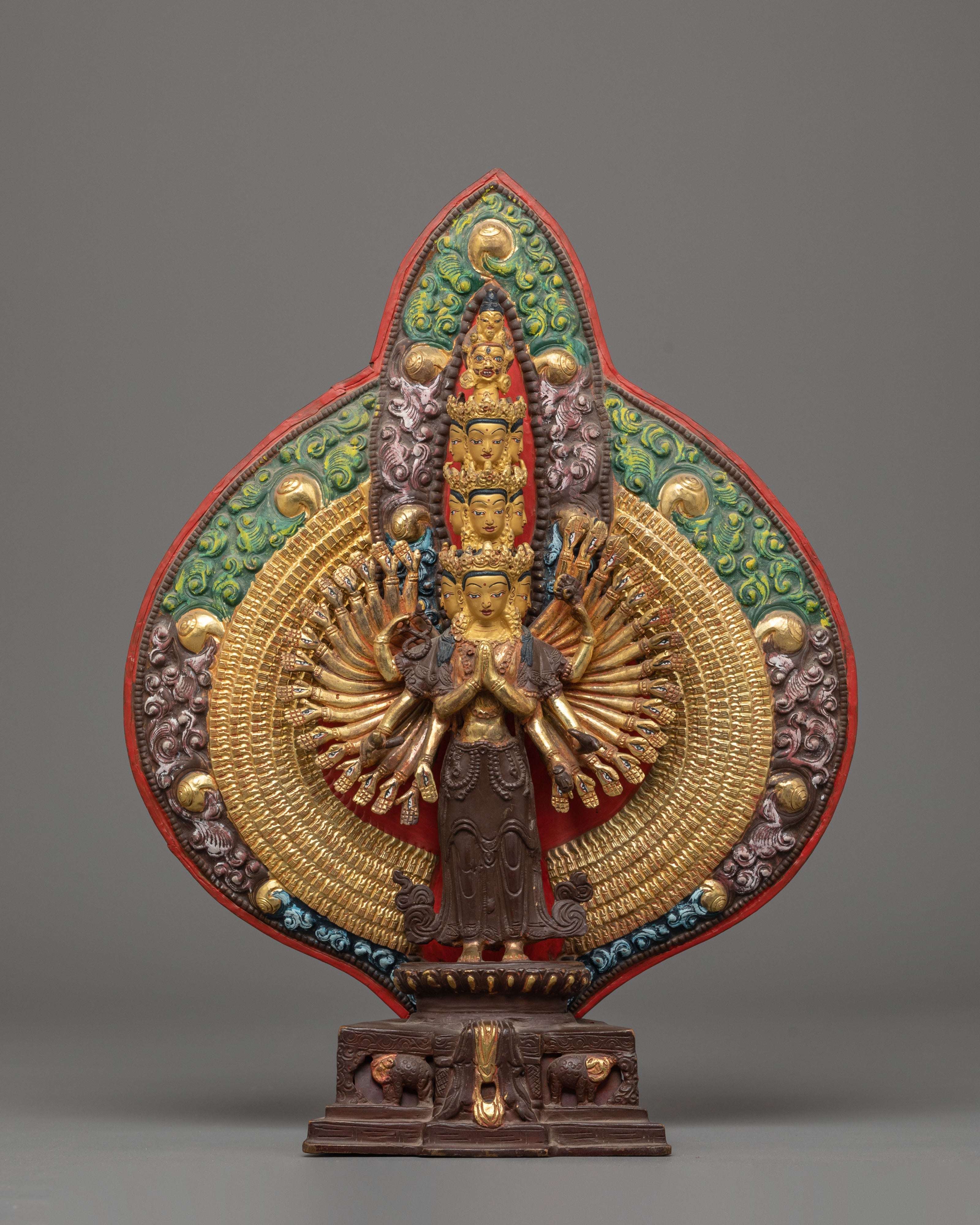 Nepalese Thousand Armed Chenrezig Statue