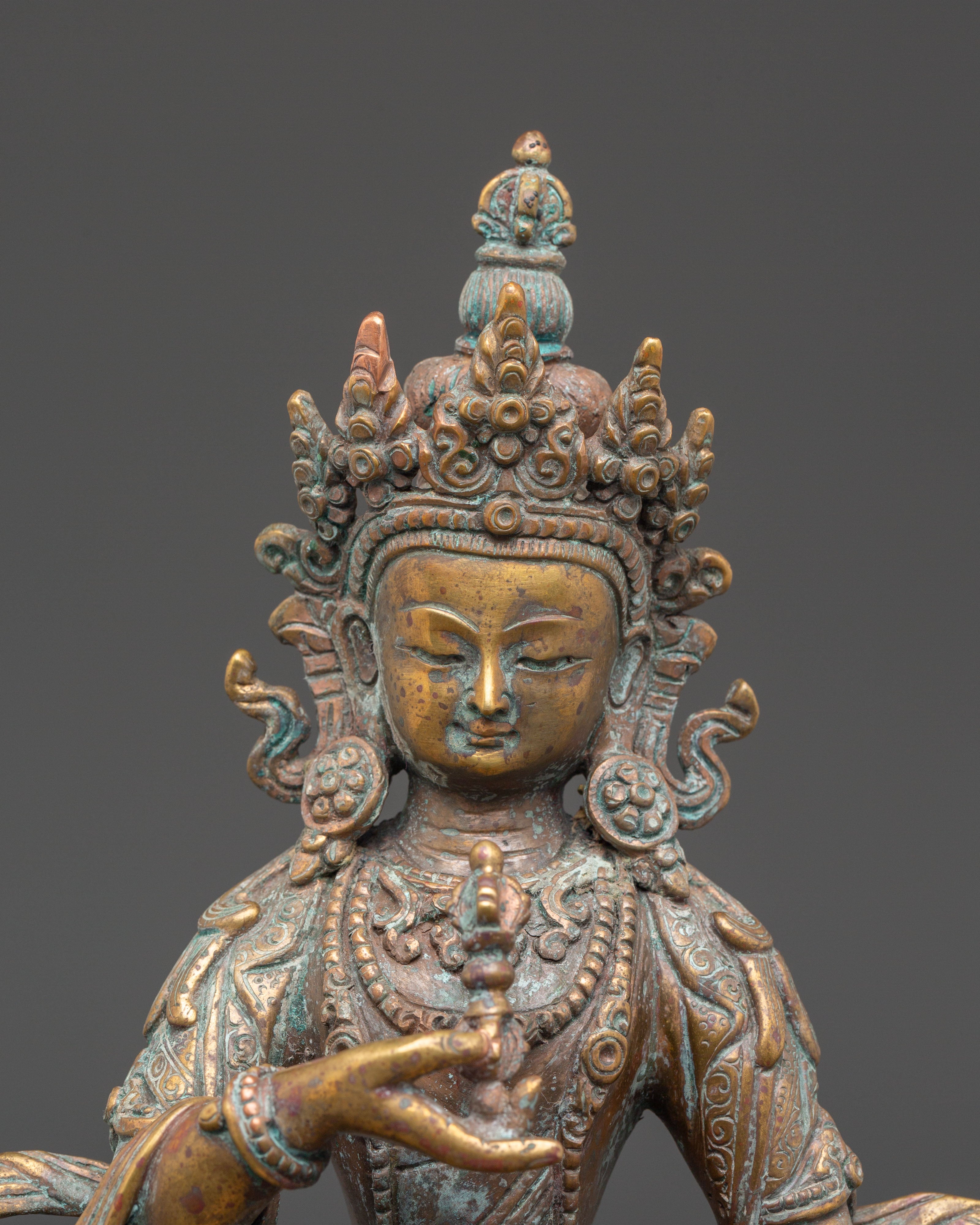 Sacred Purification Deity Vajrasattva Statue | Tibetan Buddhist Sculpture