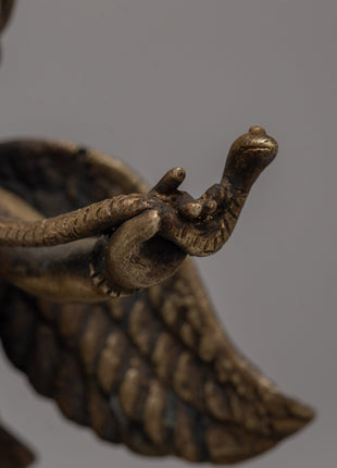 Majestic Bronze Garuda Statue | Handcrafted Spiritual Altar Decor