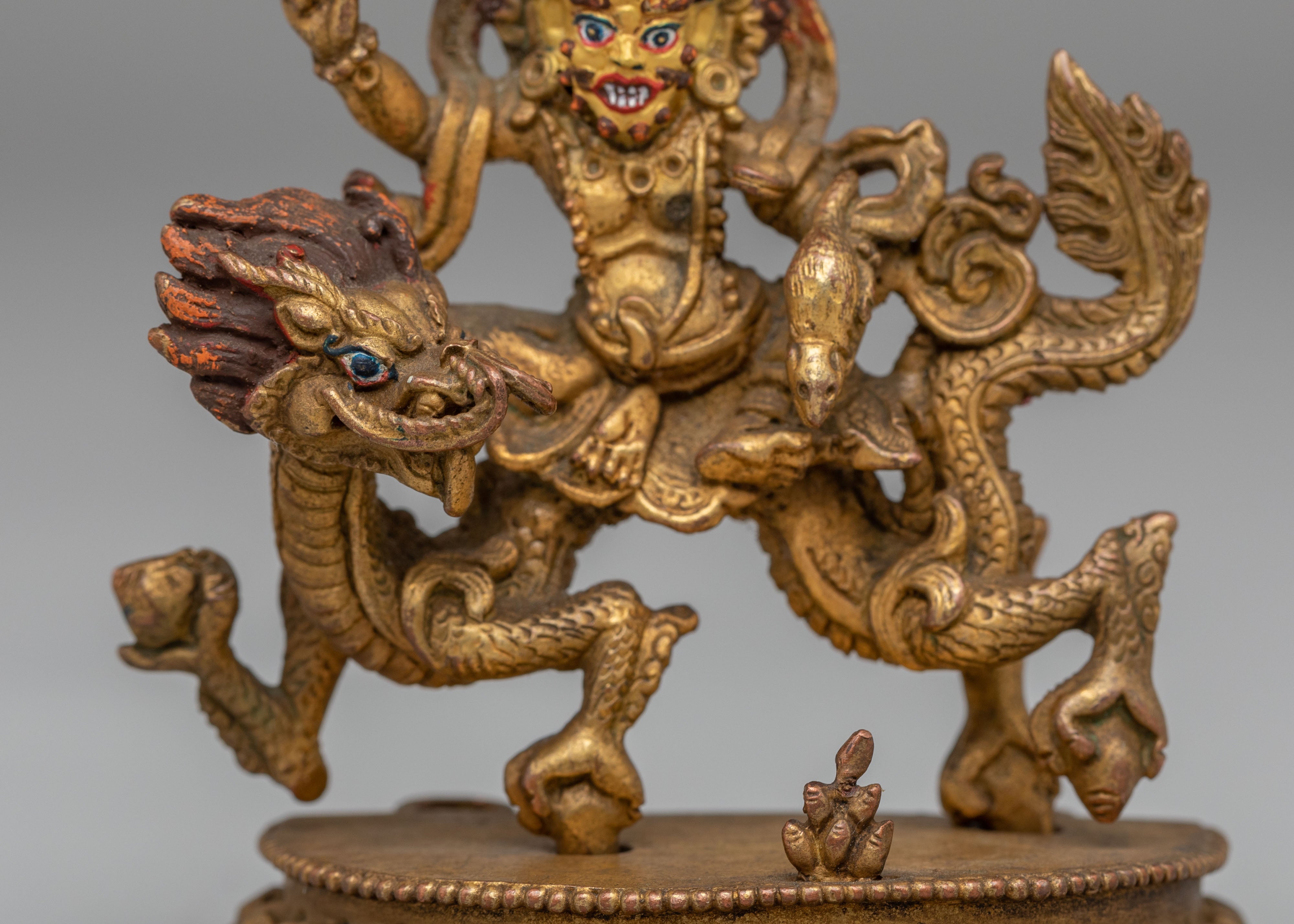 Himalayan White Dzambhala Statue | Symbol of Abundance