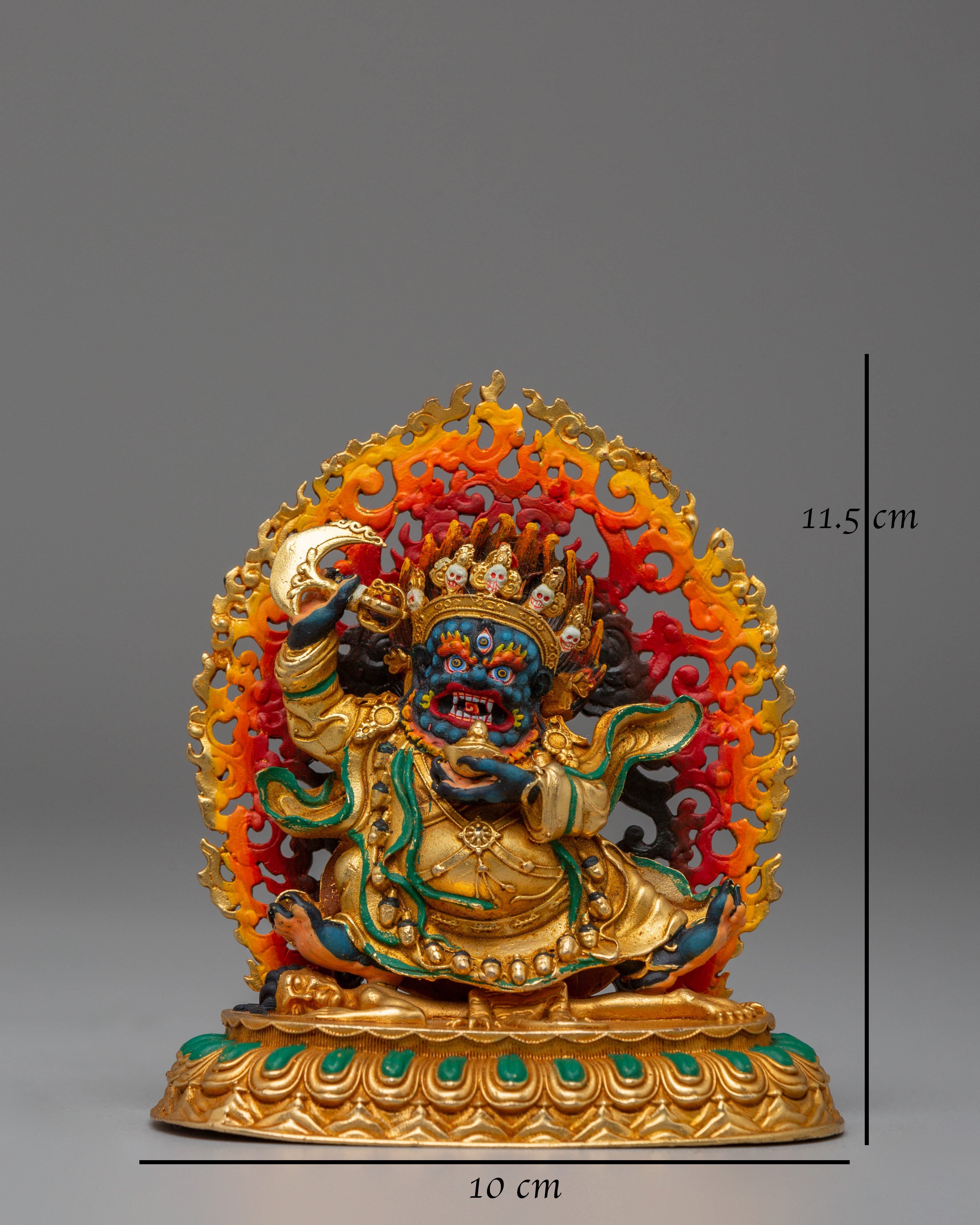 Handcrafted Mahakala Bernagchen Sculpture