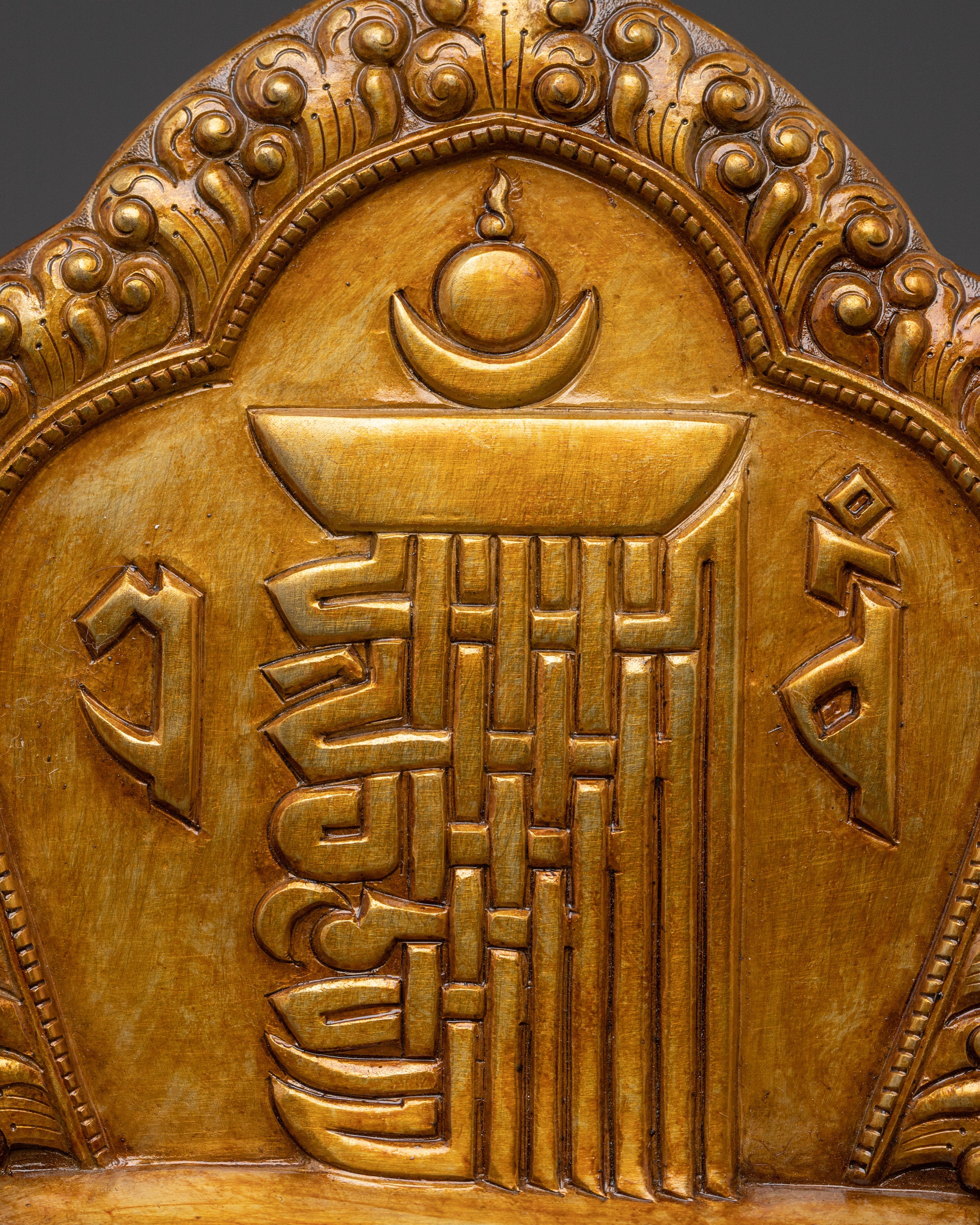 Kalachakra Symbol Wall Art | Handcrafted Tibetan Copper Mandala