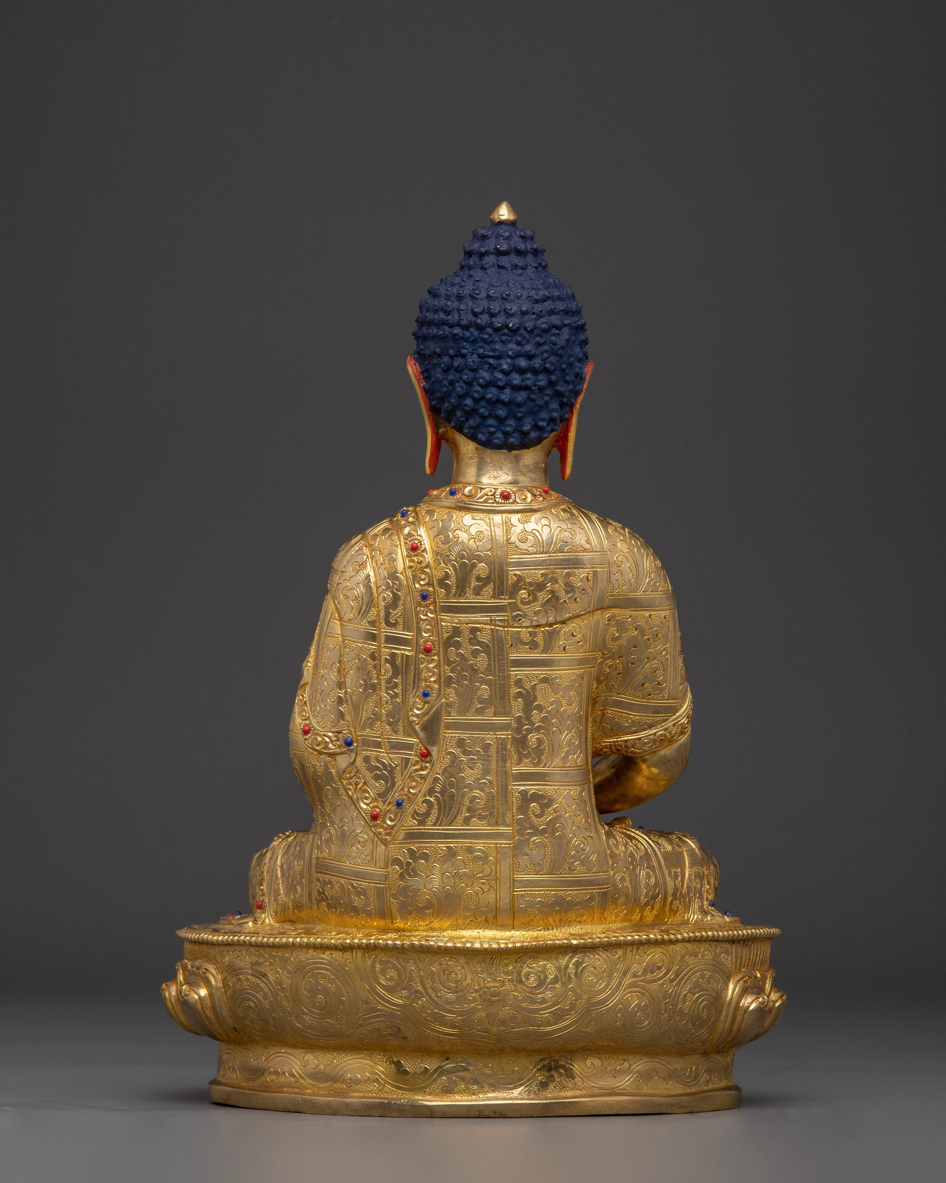 Gold Gilded Amitabha Buddha Statue | Buddha of Infinite Light