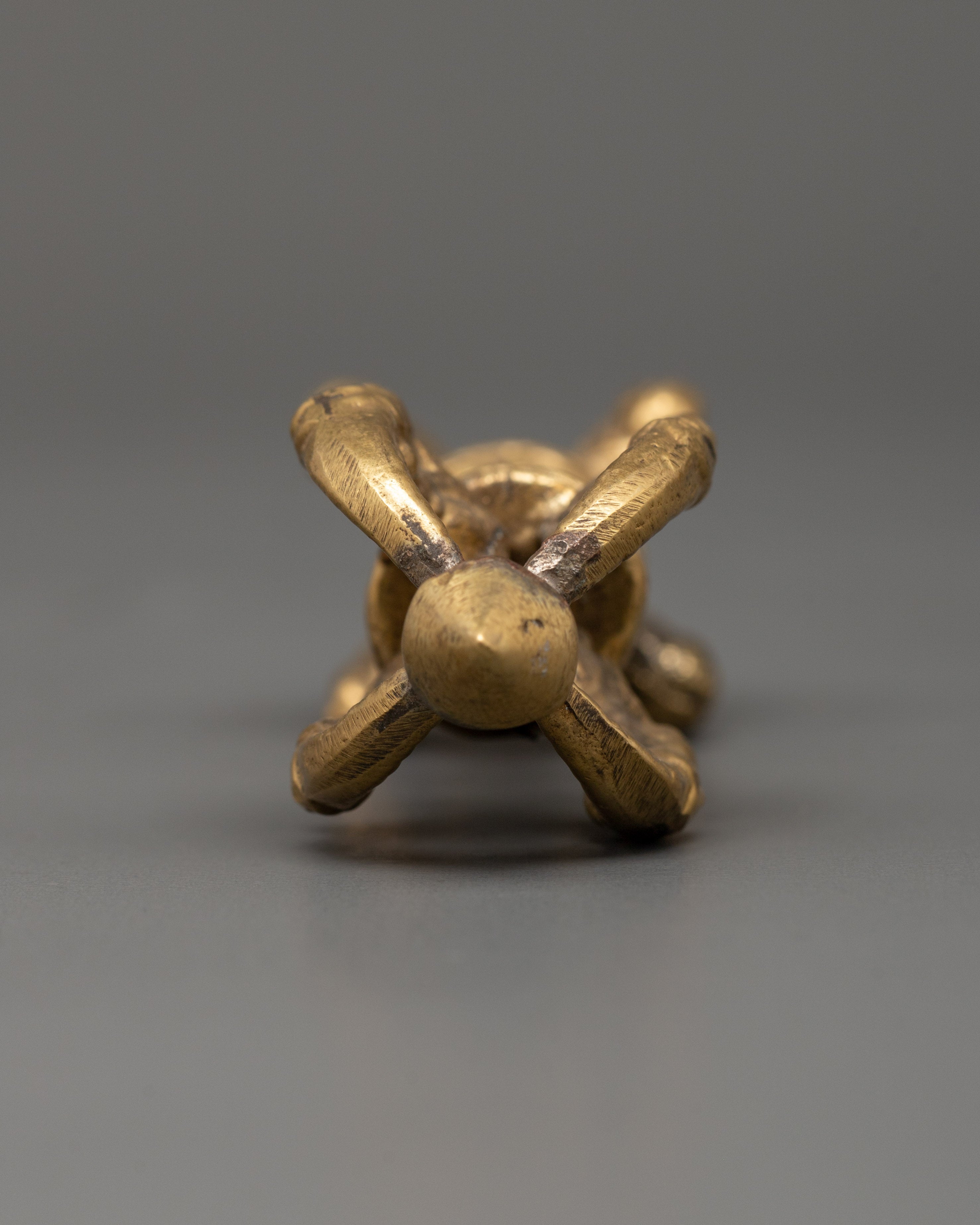 Ceremonial Buddhist Vajra | Traditional Brass Dorje Ritual Object