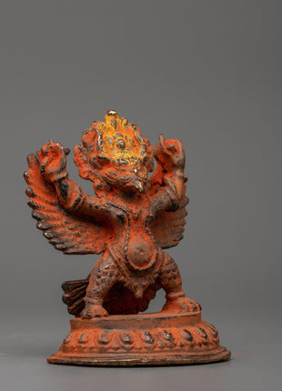 Garuda Spiritual Brass Statue | Divine Protector and Symbol of Strength
