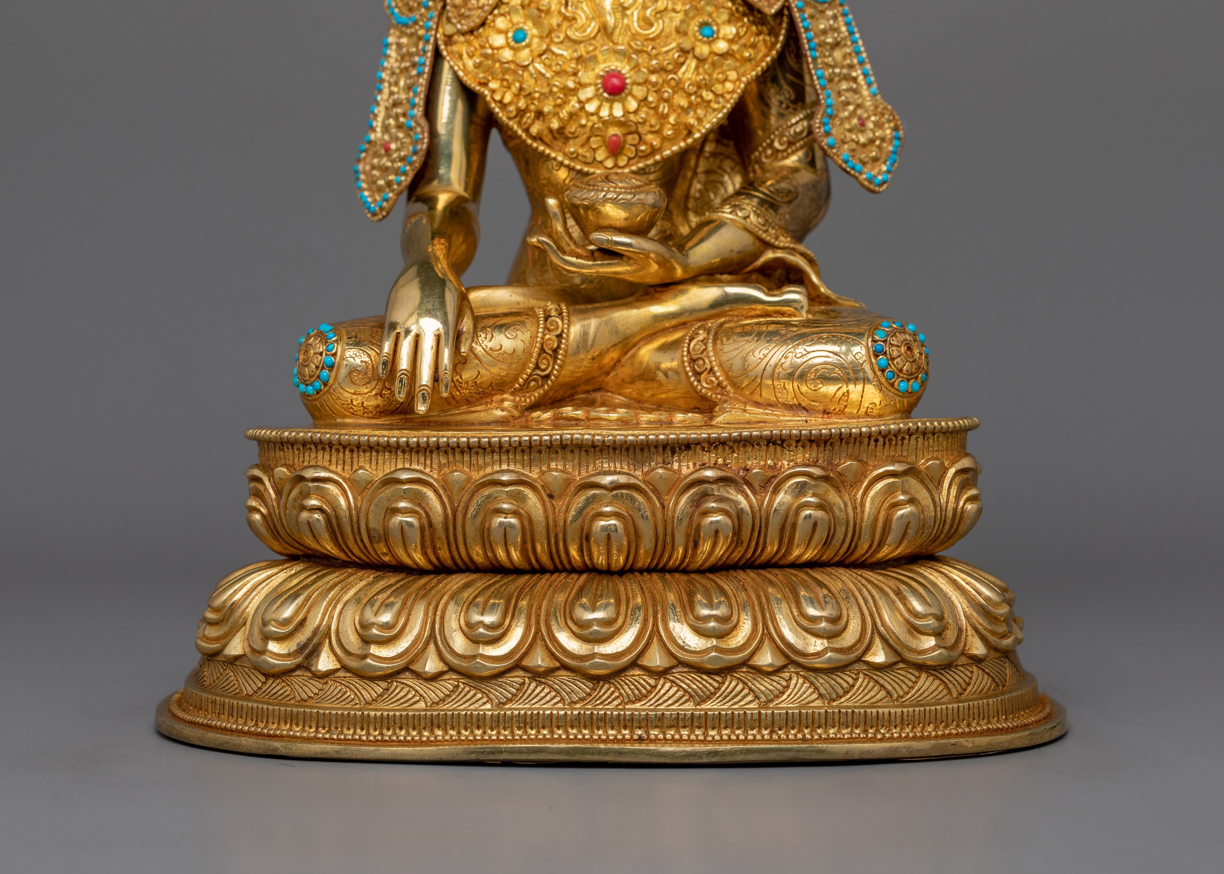 Himalayan Siddhartha Gautama with Crown Sculpture | The Buddha of Enlightenment
