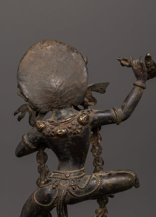 Dorje Phagmo Antique Figure | Bronze Vajravarahi Deity Statue