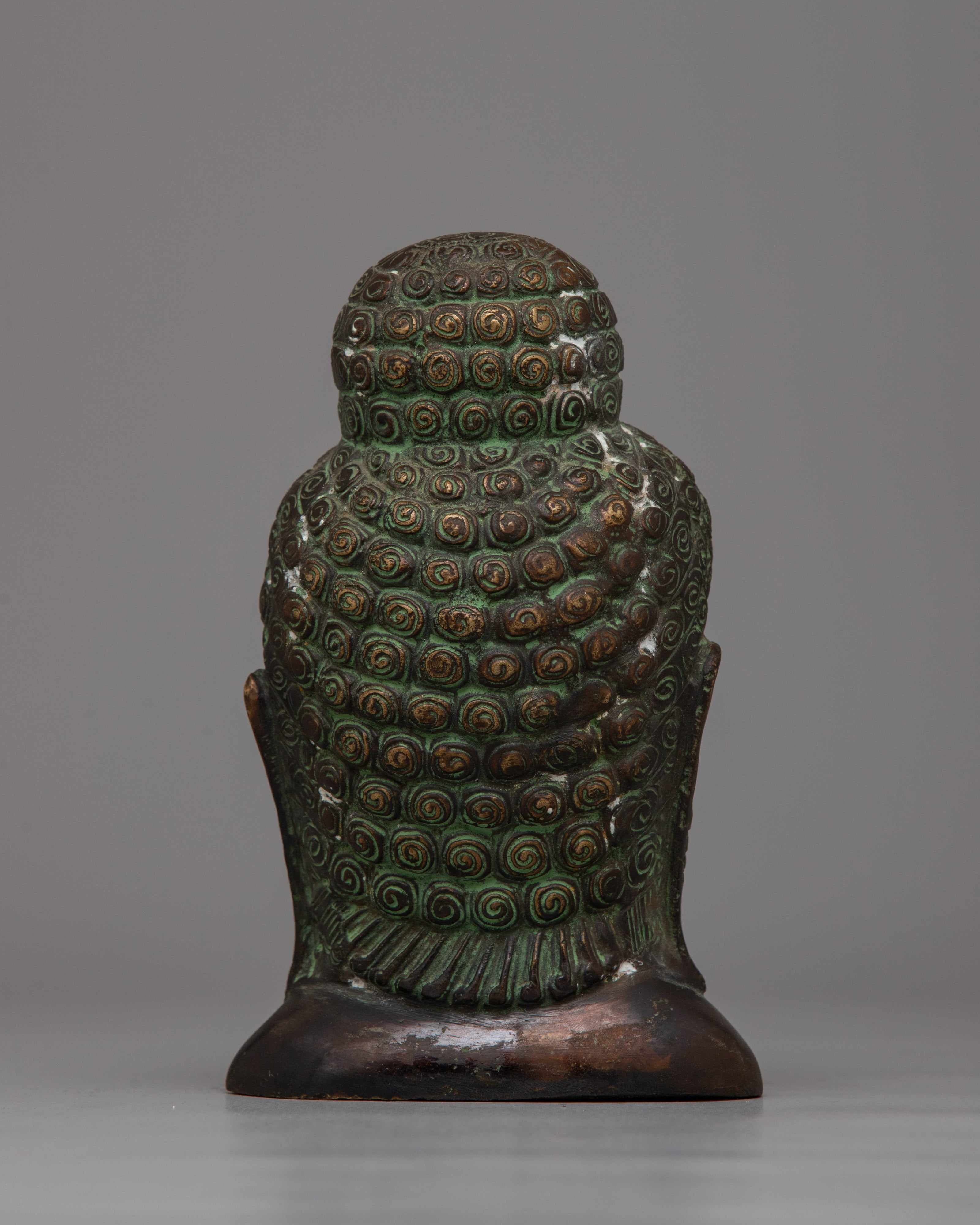 Sacred Buddhist Brass Sculpture | Elegant Spiritual Art for Your Home