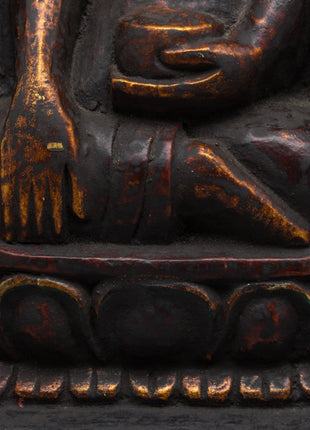 Handcrafted Shakyamuni Buddha Bodhi Wood Statue | A Sacred Buddhist Sculpture