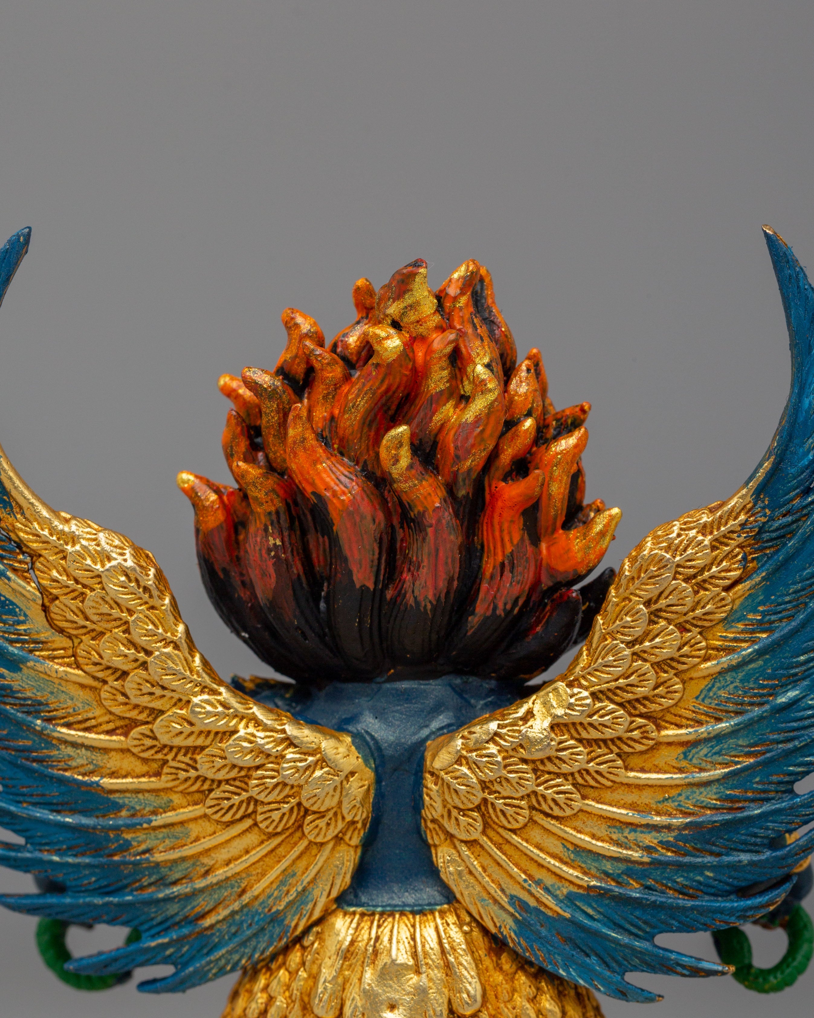 Handcrafted Garuda Hindu Deity Statue | God of Speed and Protection