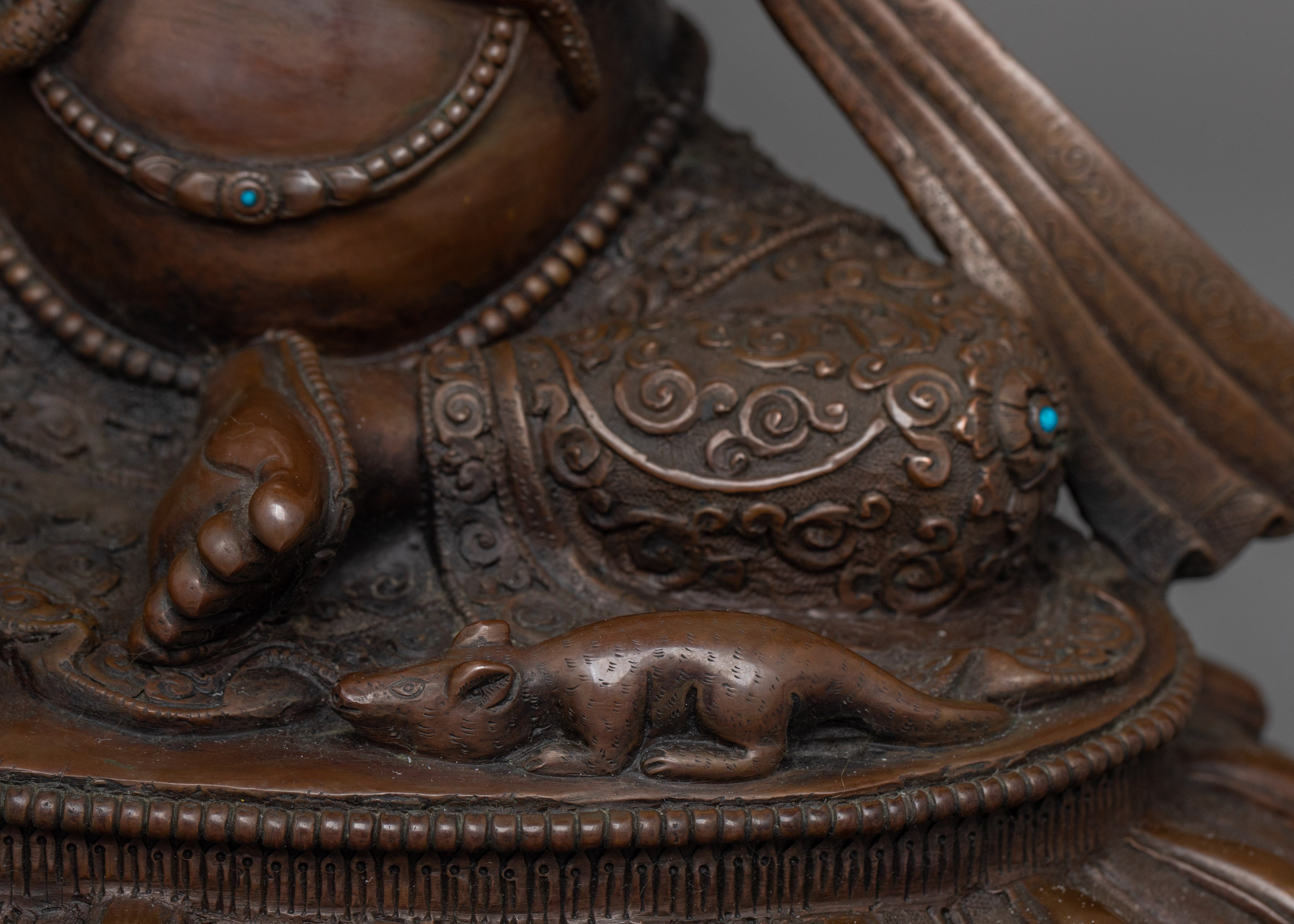 Lord Ganesh Remover of Obstacles Sculpture | Hindu Elephant God for Temple Altar Decor