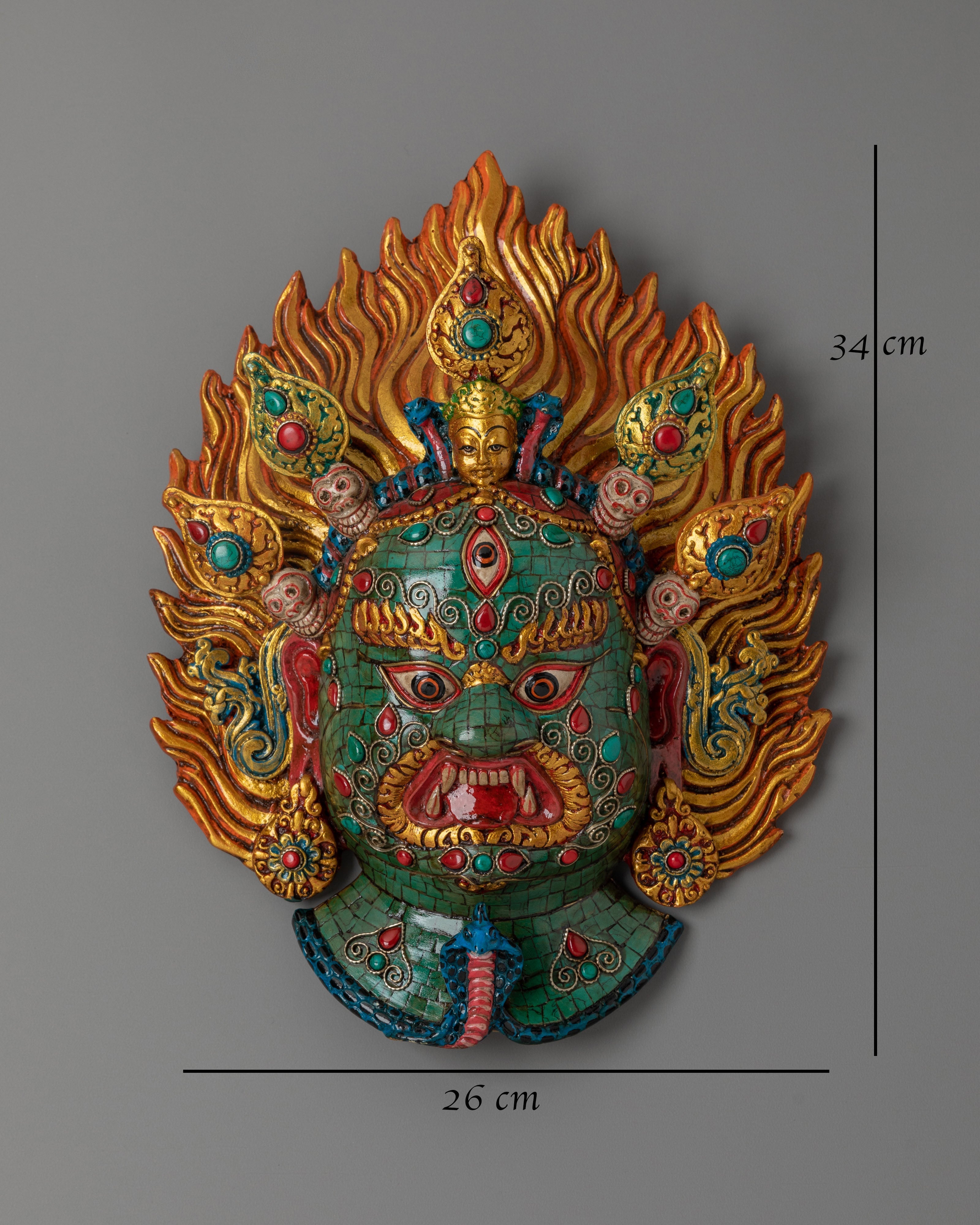 Bhairav Wall Hanging | Wall Hanging for Spiritual Protection