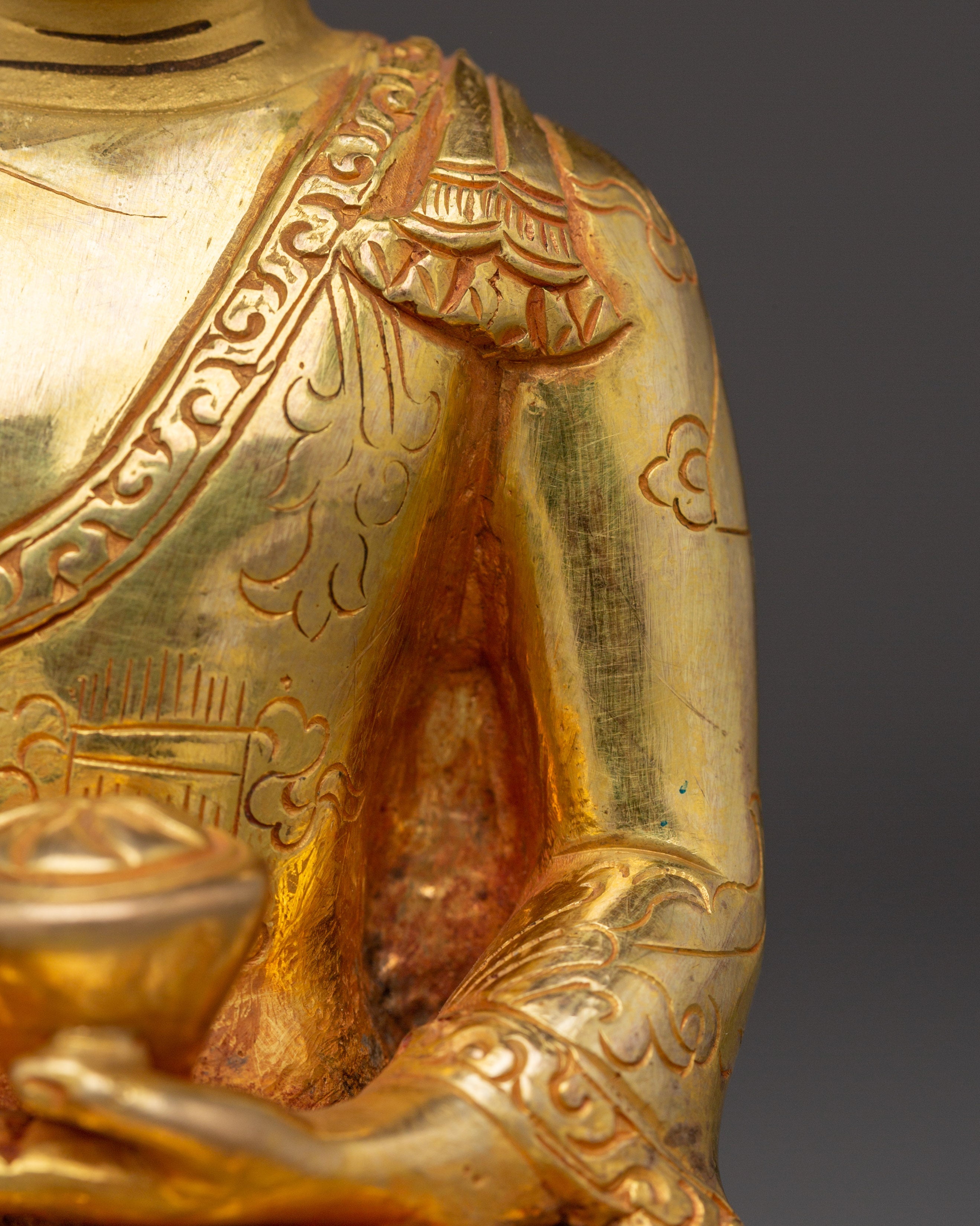 Shakyamuni Buddha Art in Copper | Sacred Buddha Sculpture for Meditation