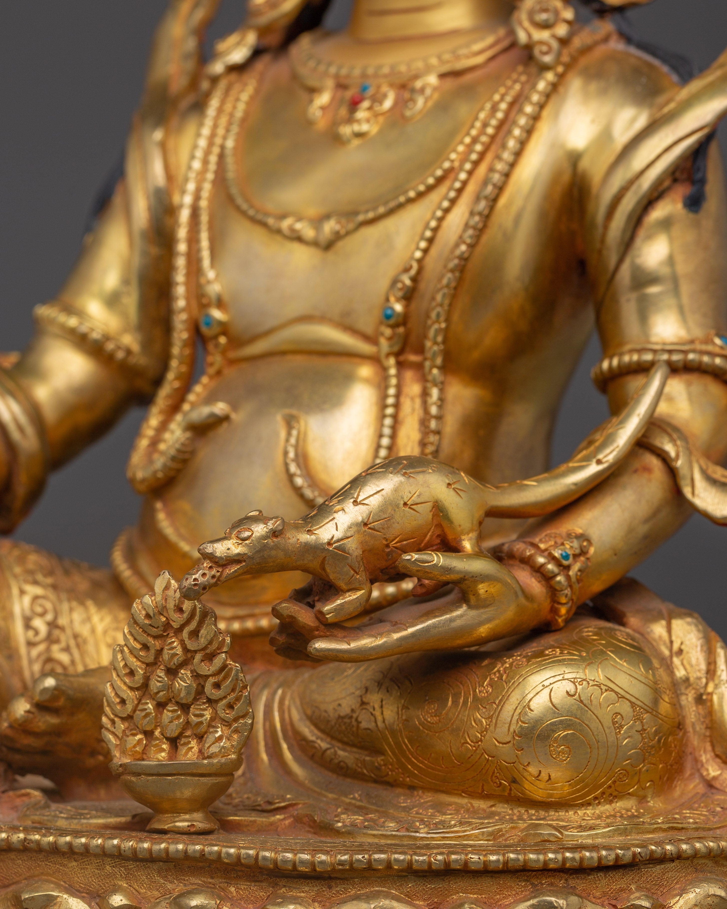 Wealth Protector Dzambala Statue for Meditation