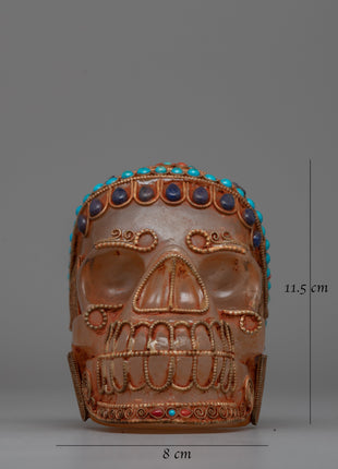 Crystal Skull Head | Unique Home Decor Accent
