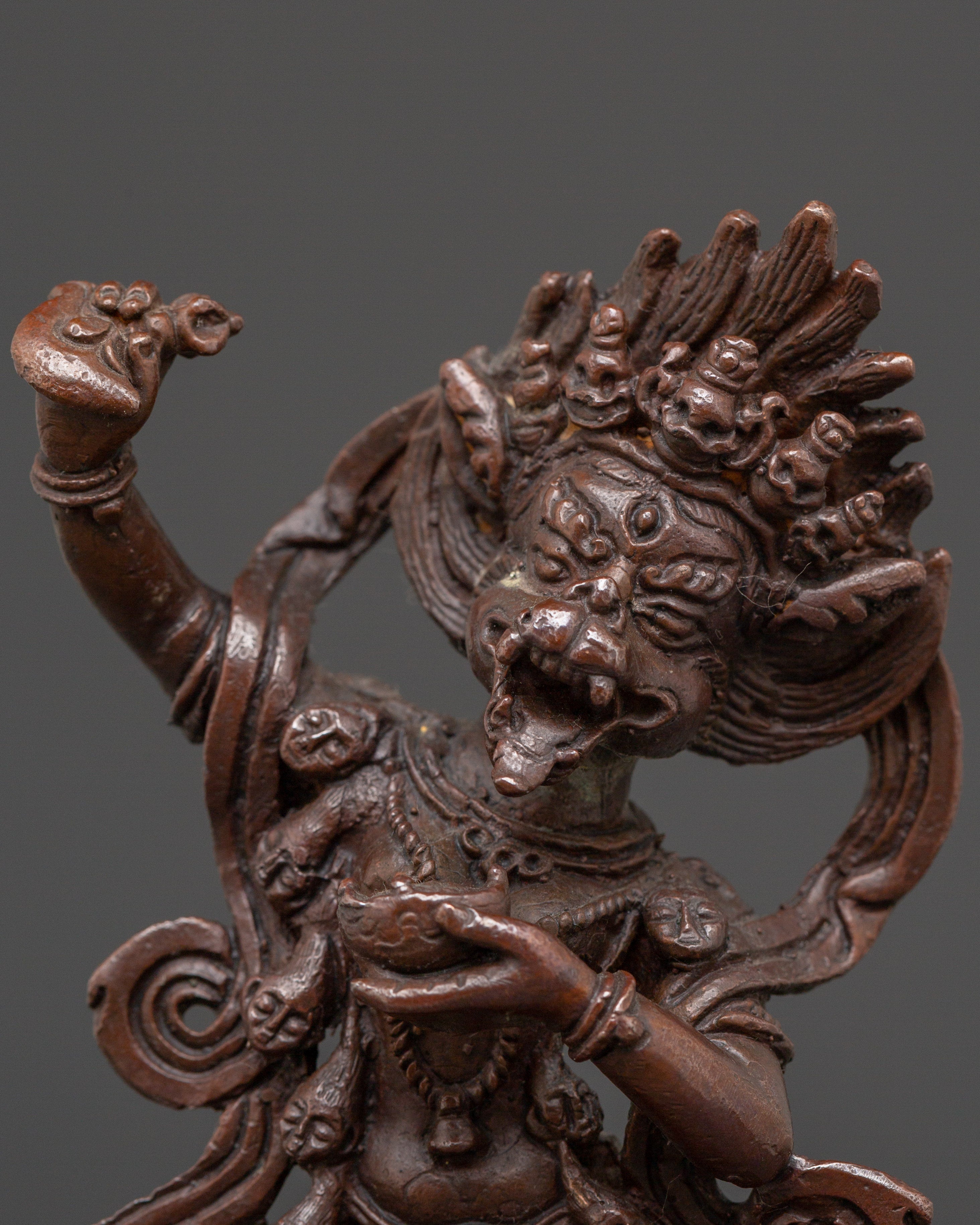 Simhamukha Dakini Statue | Wrathfull Female Deity