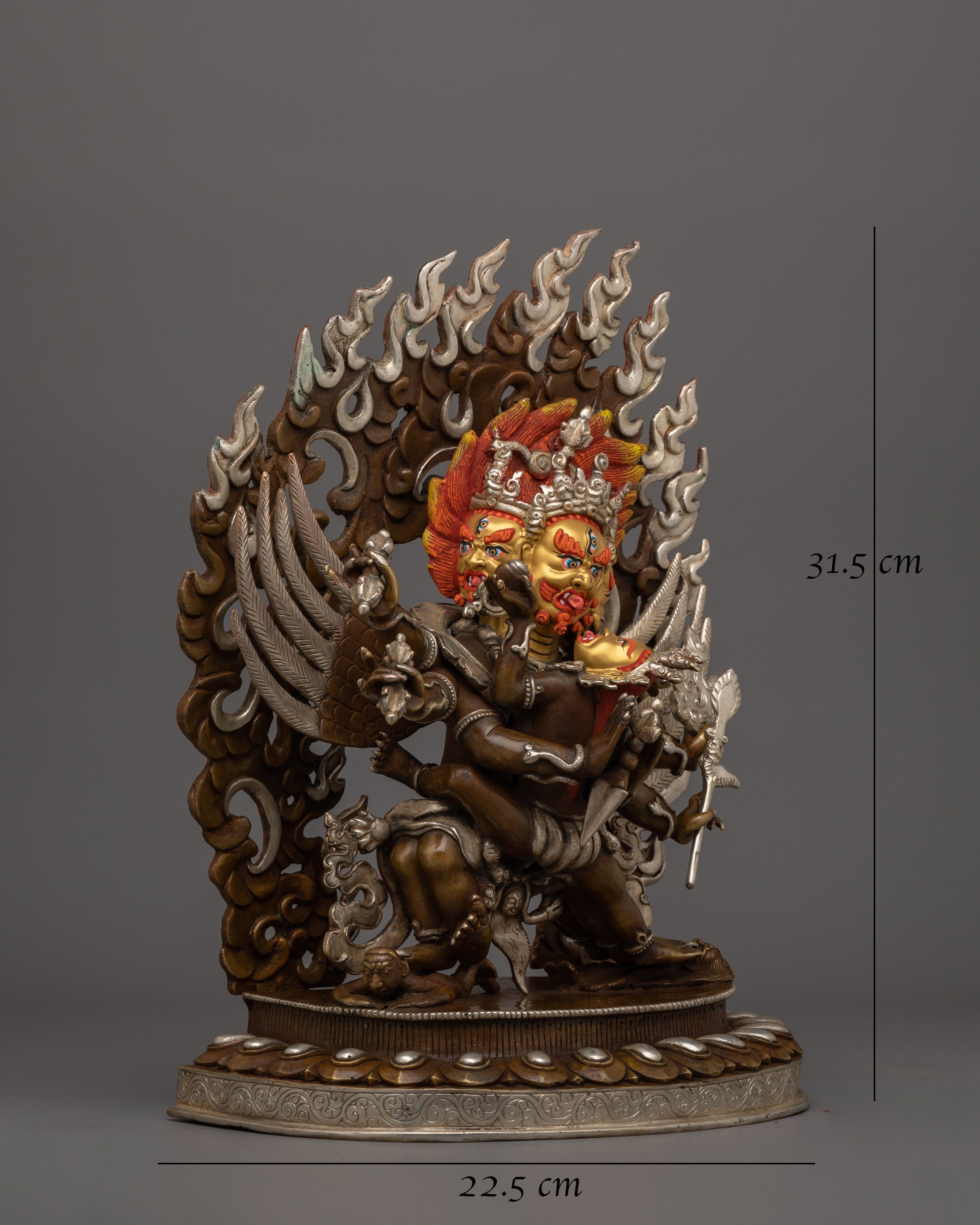 Hand made Silver Plated Vajrakilaya 