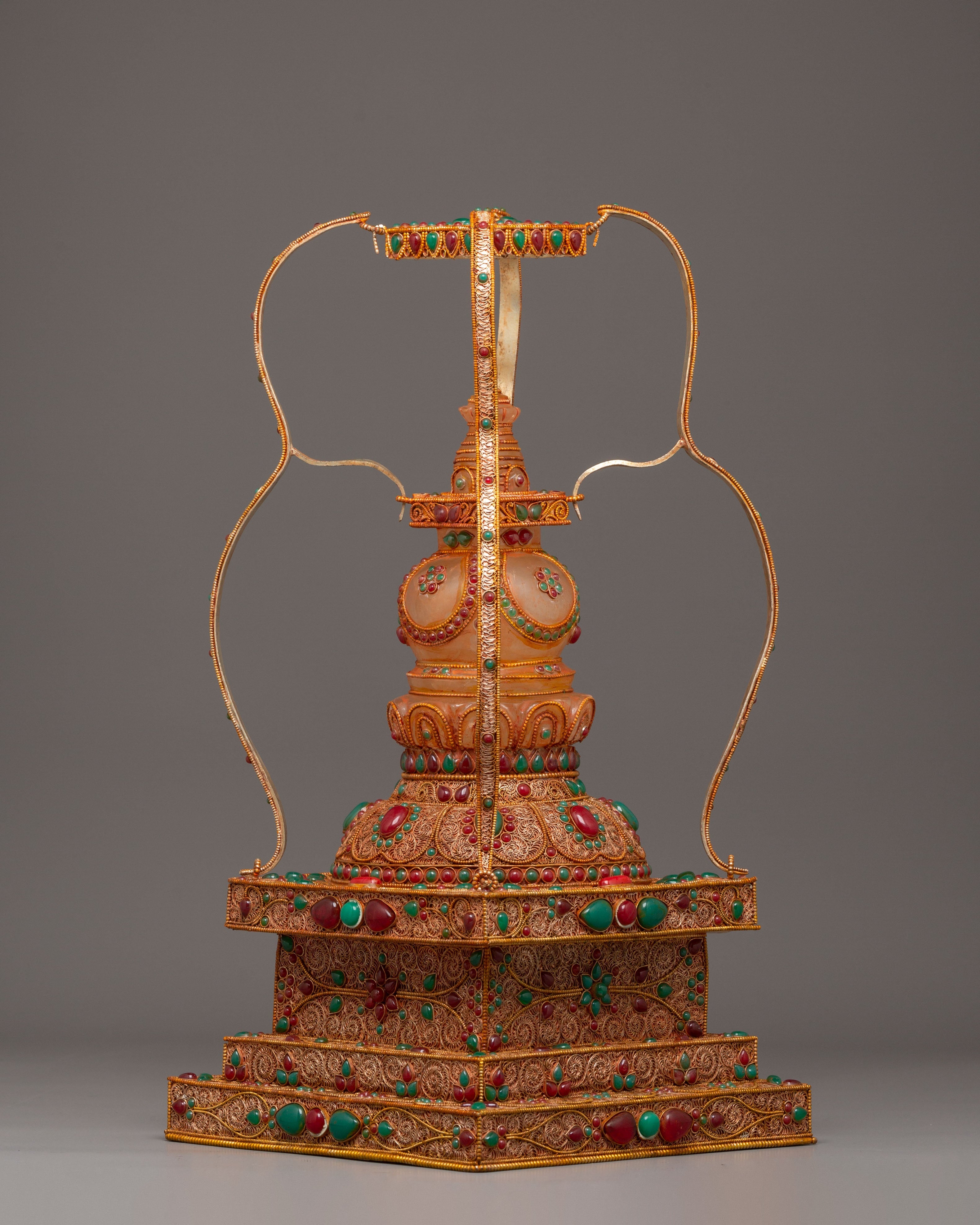 Handcrafted Stupa for Ritual Ceremonies | Symbol of Wisdom