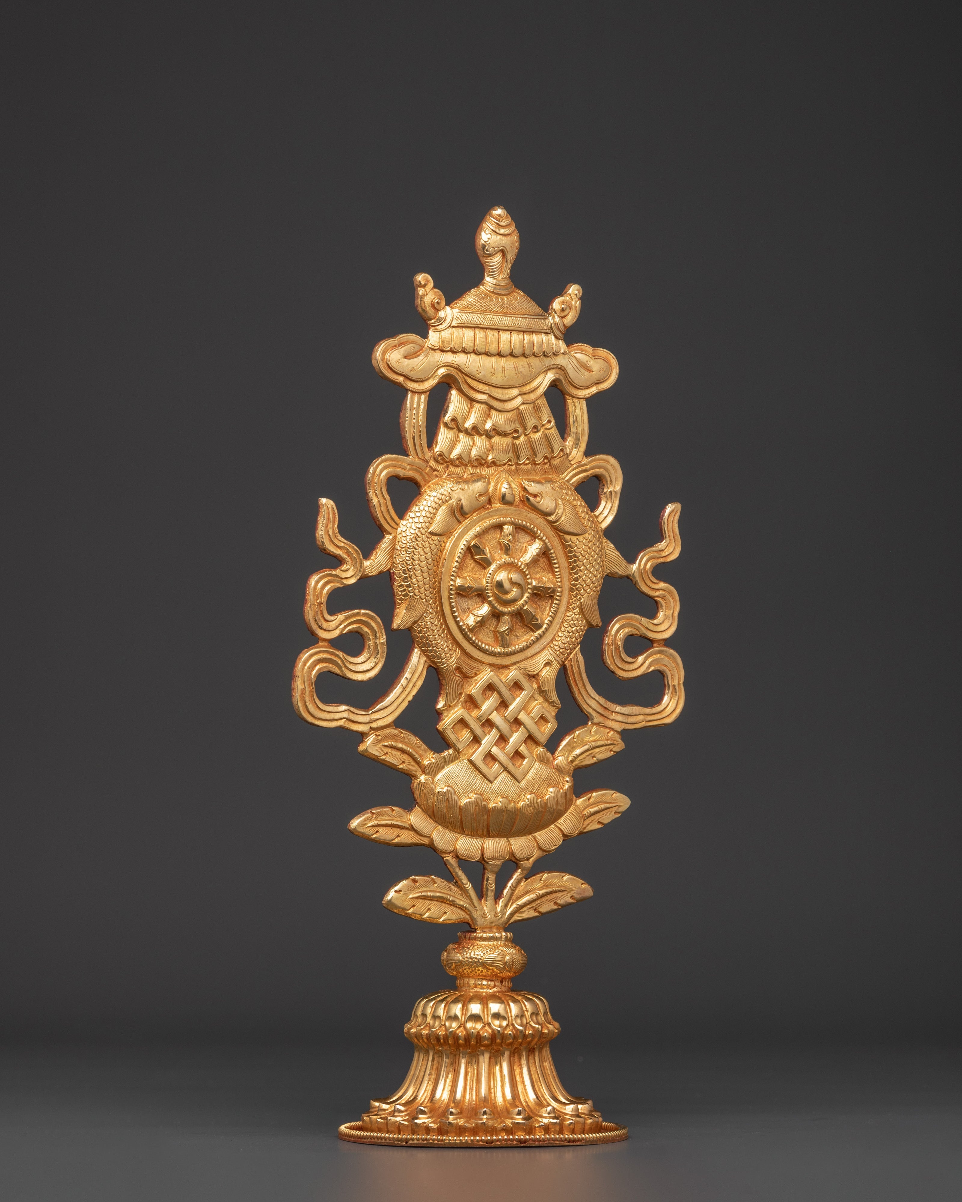 Auspicious Symbol Sacred Tibetan Decor | Symbol for Prosperity & Protection