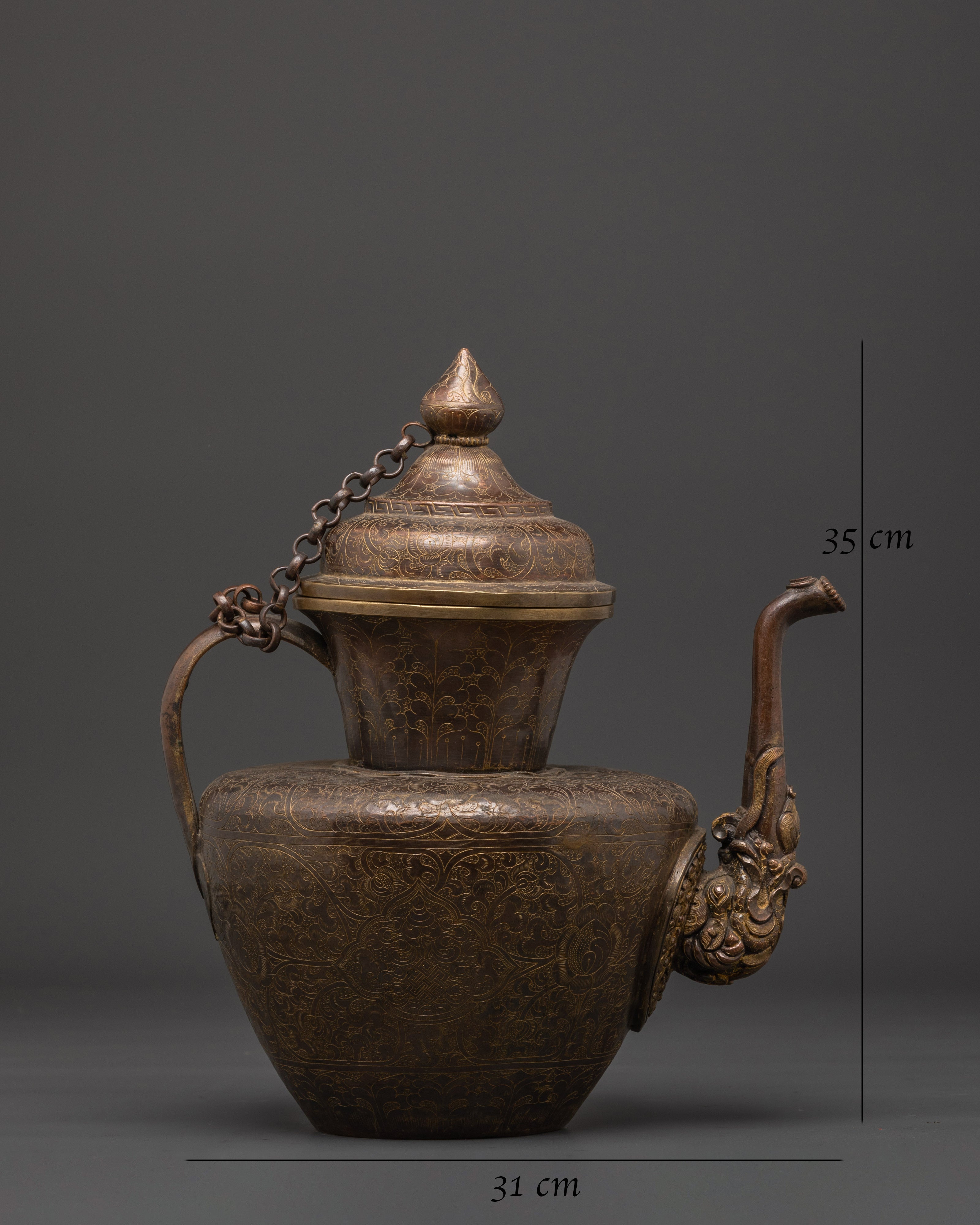 Handmade Copper Tea Pot | Cultural Craftsmanship