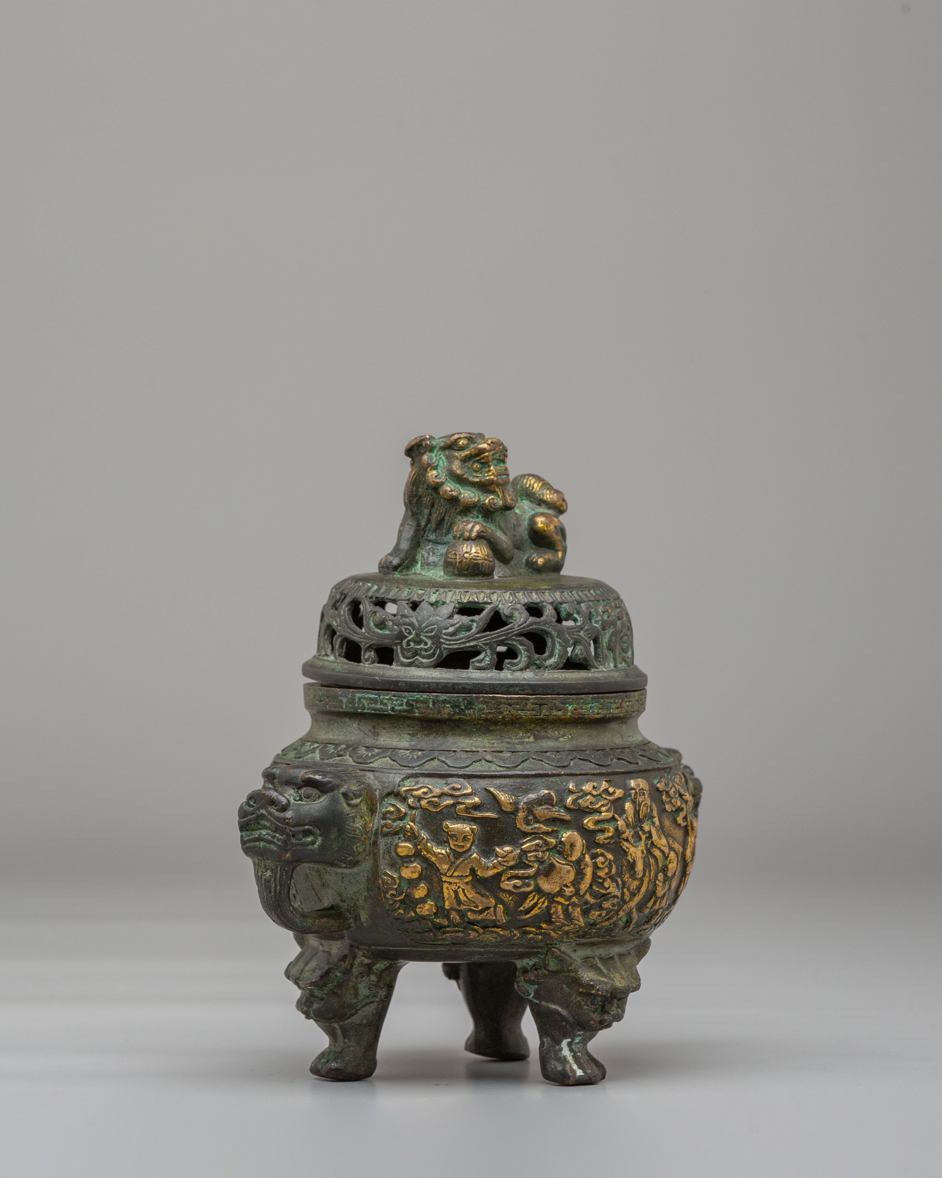 Spiritual Incense Burner for Altar Use | Handcrafted Incense Holder