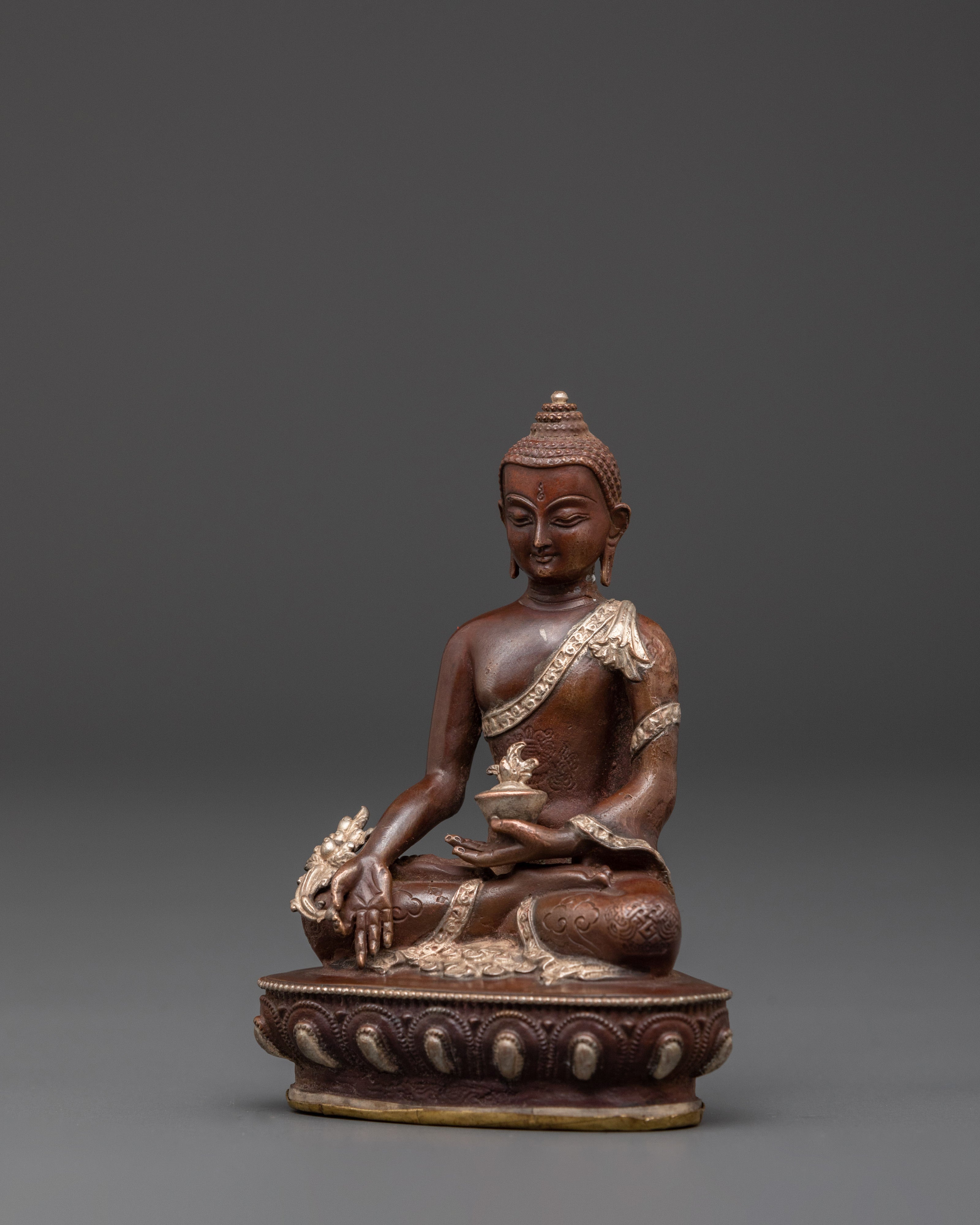 Sacred Sculpture of Medicine Buddha | Spiritual Home Altar Decor