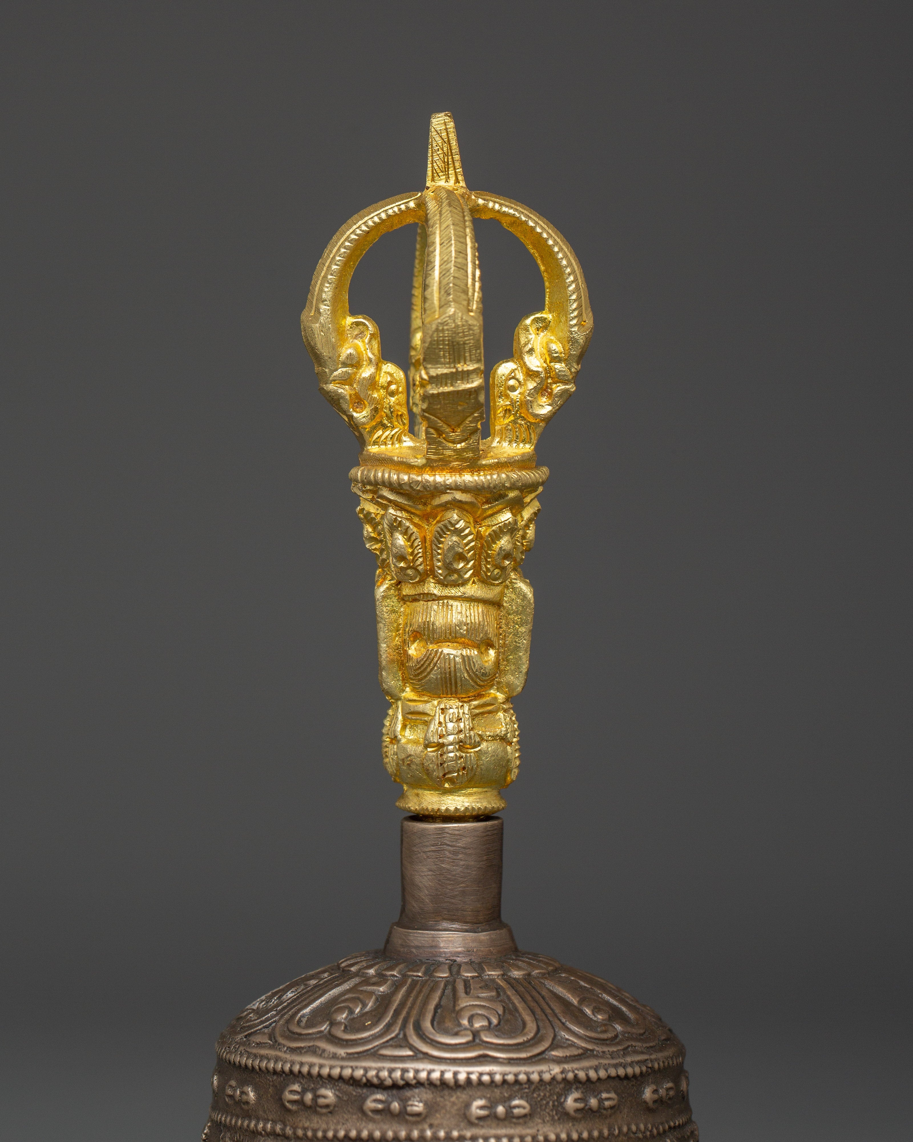 Tibetan Brass Bell & Vajra Set | Buddhist Ritual Tool