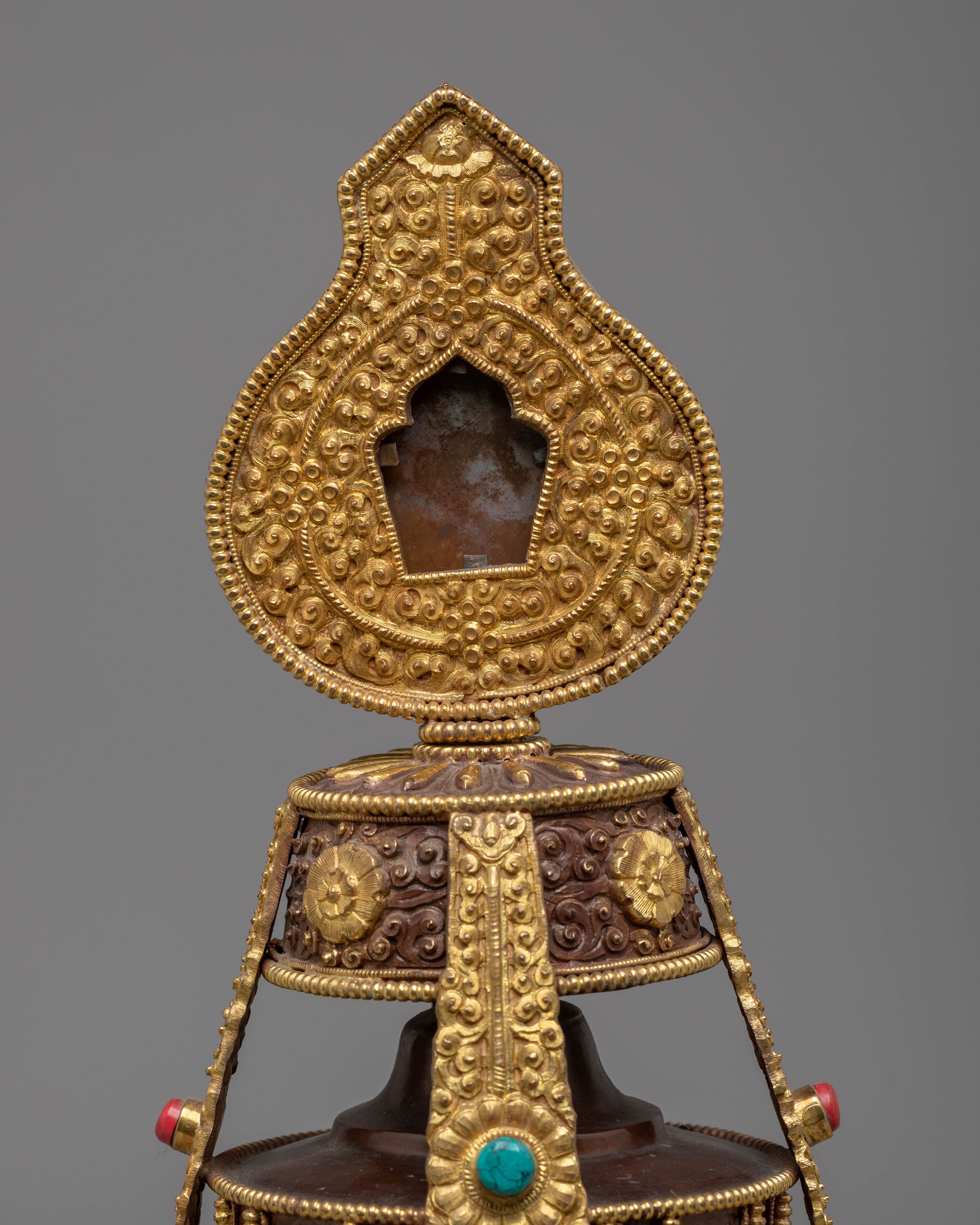 Gold Plated Chegumba for Offering | Symbol of Abundance